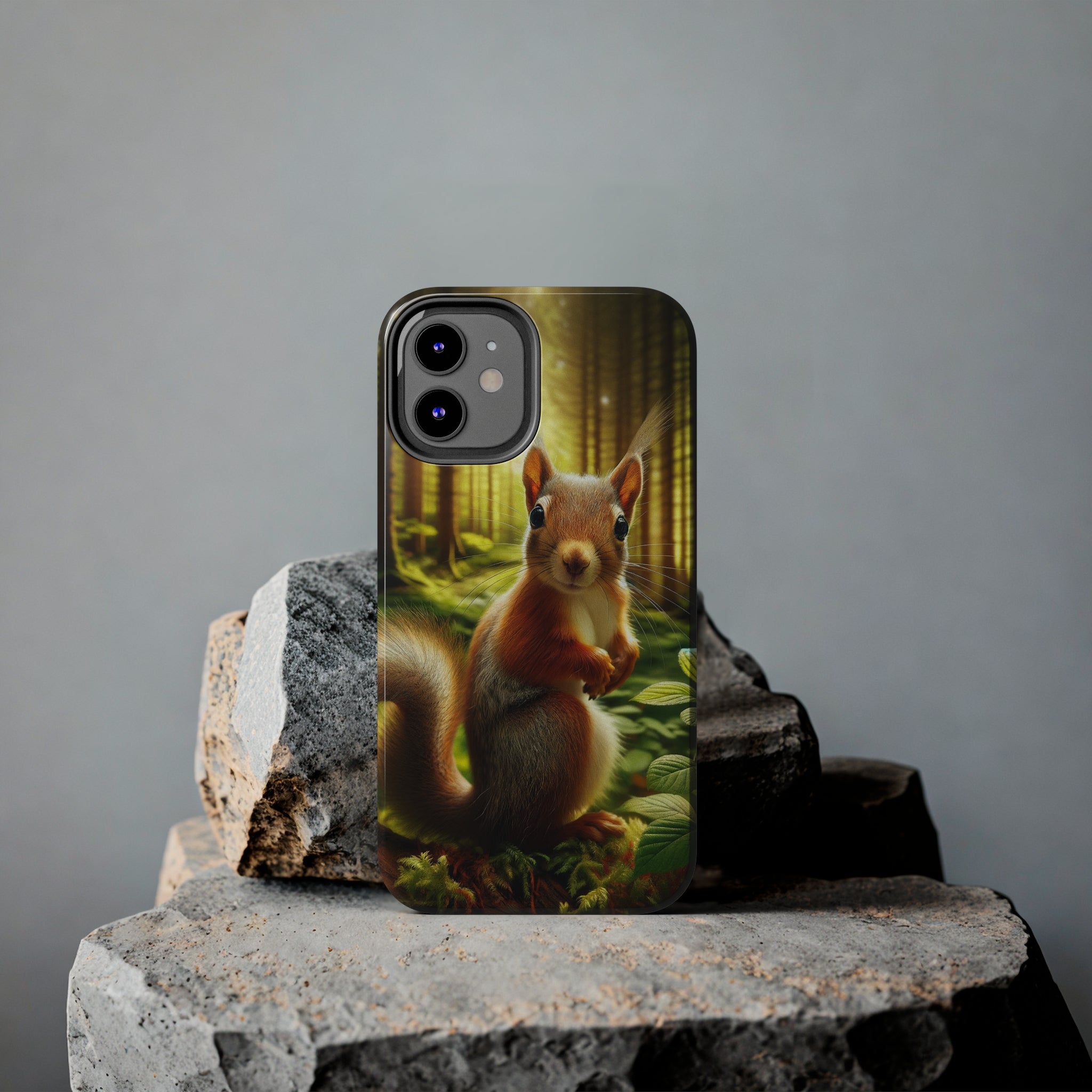 Curious squirrel - Tough Phone Case