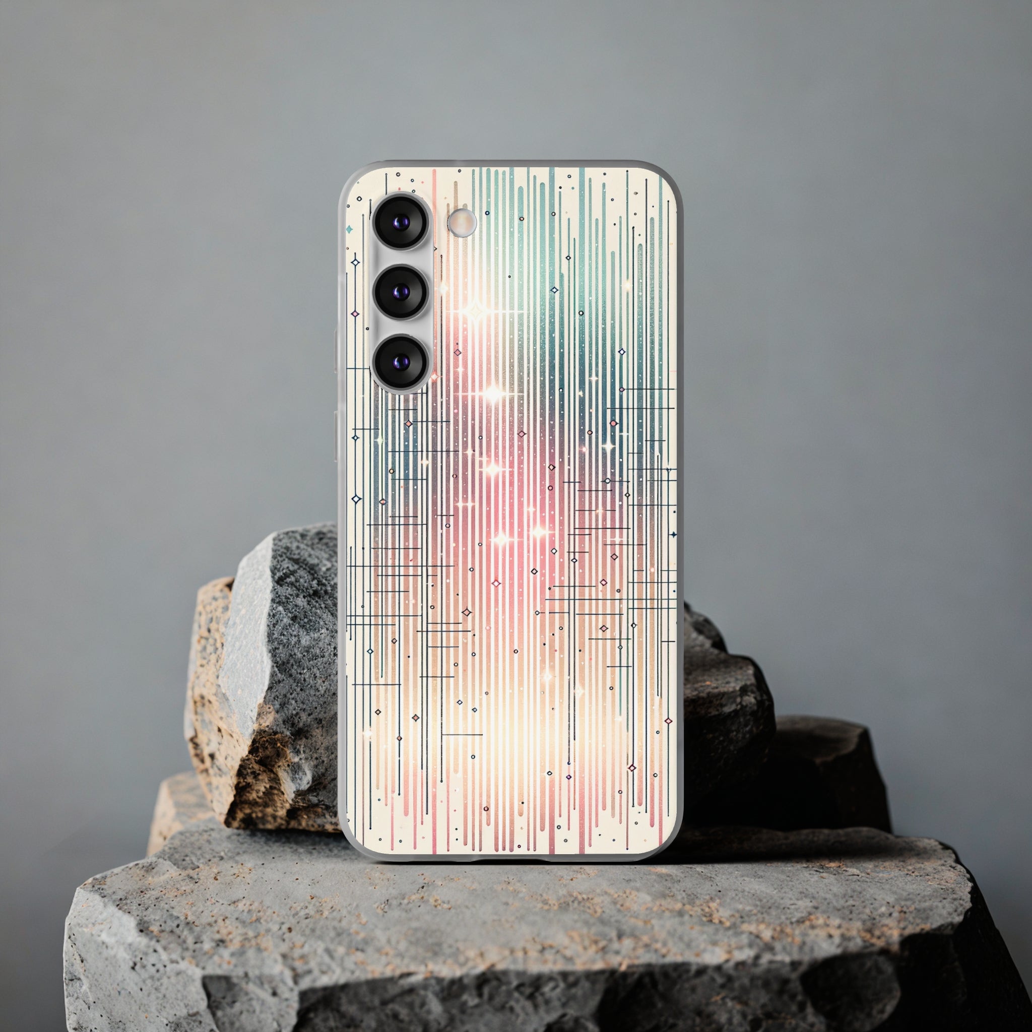 Pastel Lines- Flexi Case (Samsung only)