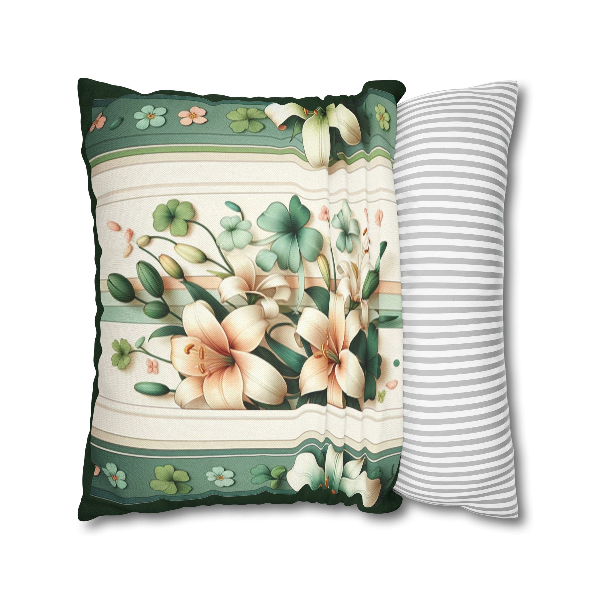 Lilies 2 - Polyester Square Pillowcase