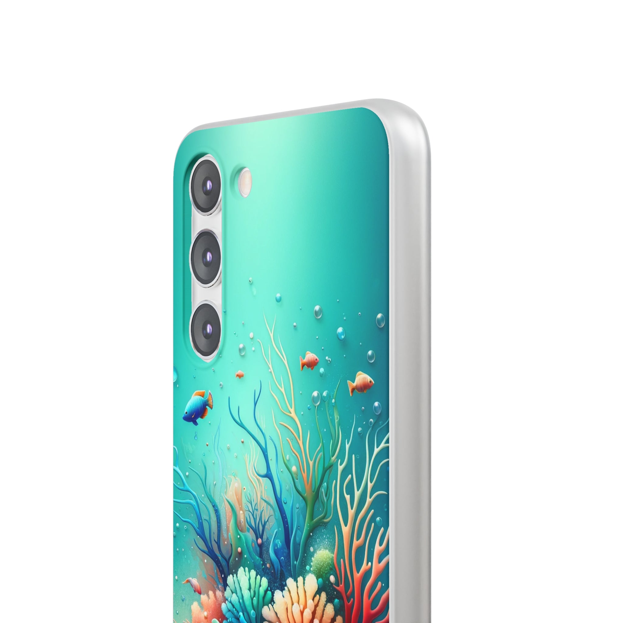 Fish around coral reef - Flexi Case (Samsung only)