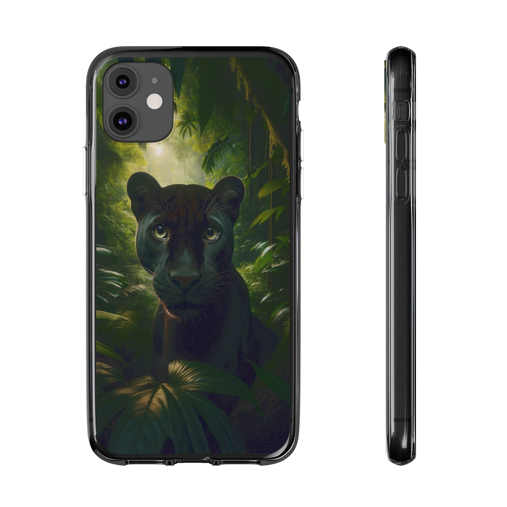 Curious Panther - Soft Phone Case