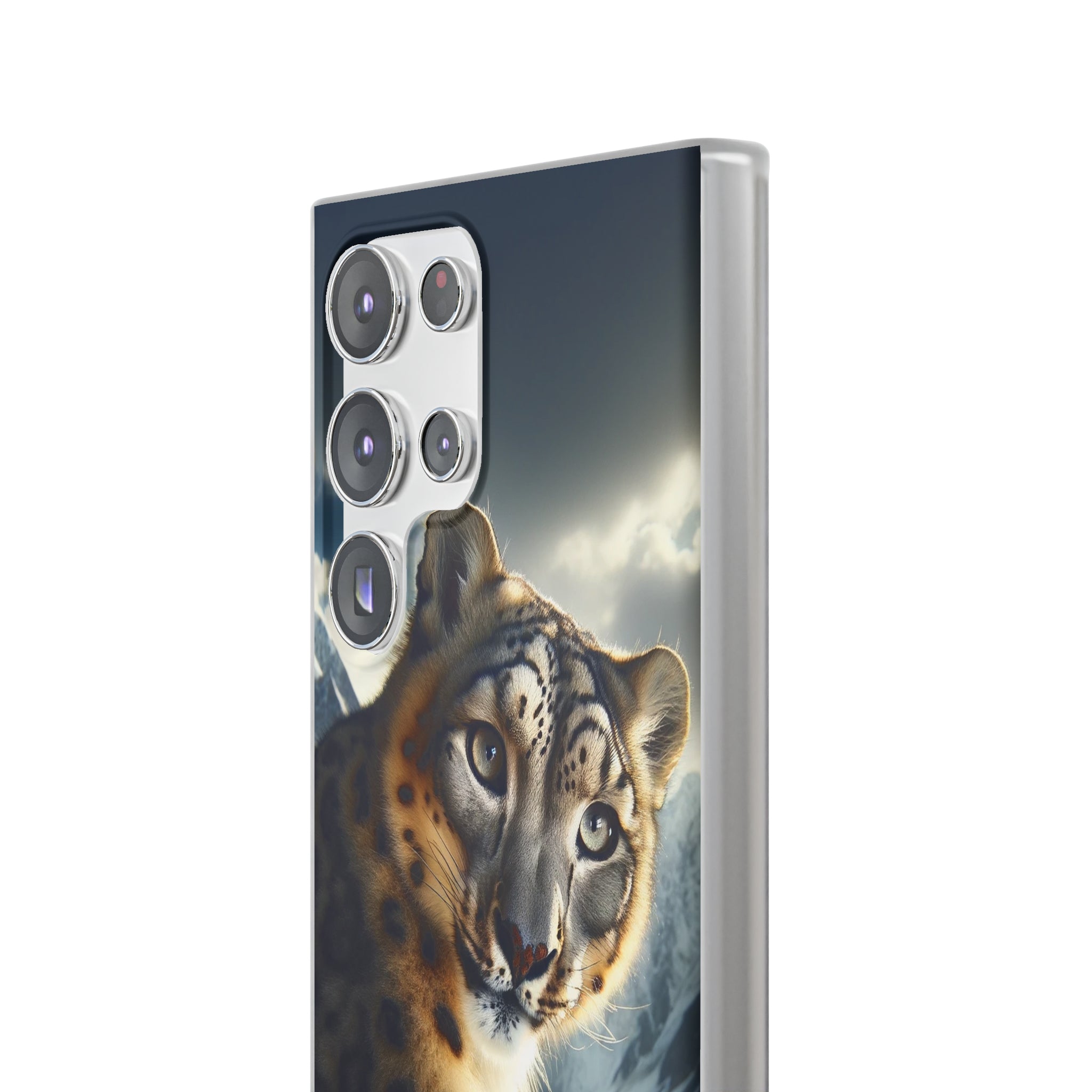 Curious Snow leopard - Flexi Case (Samsung only)