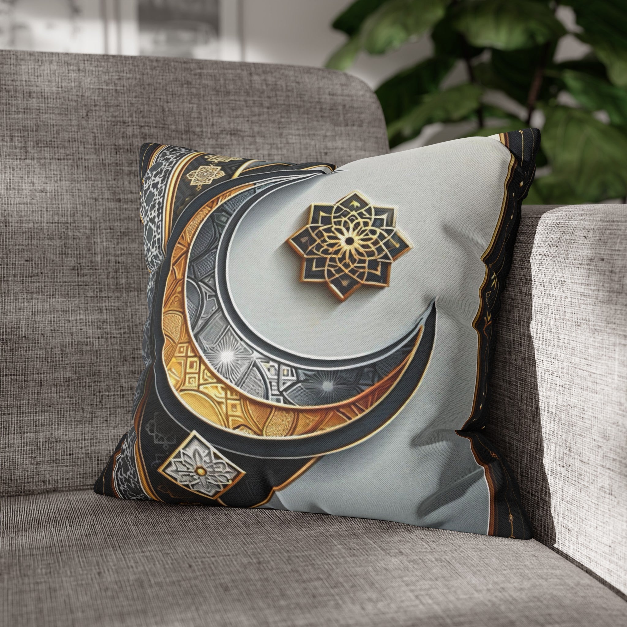 Islamic Art 8 - Polyester Square Pillowcase