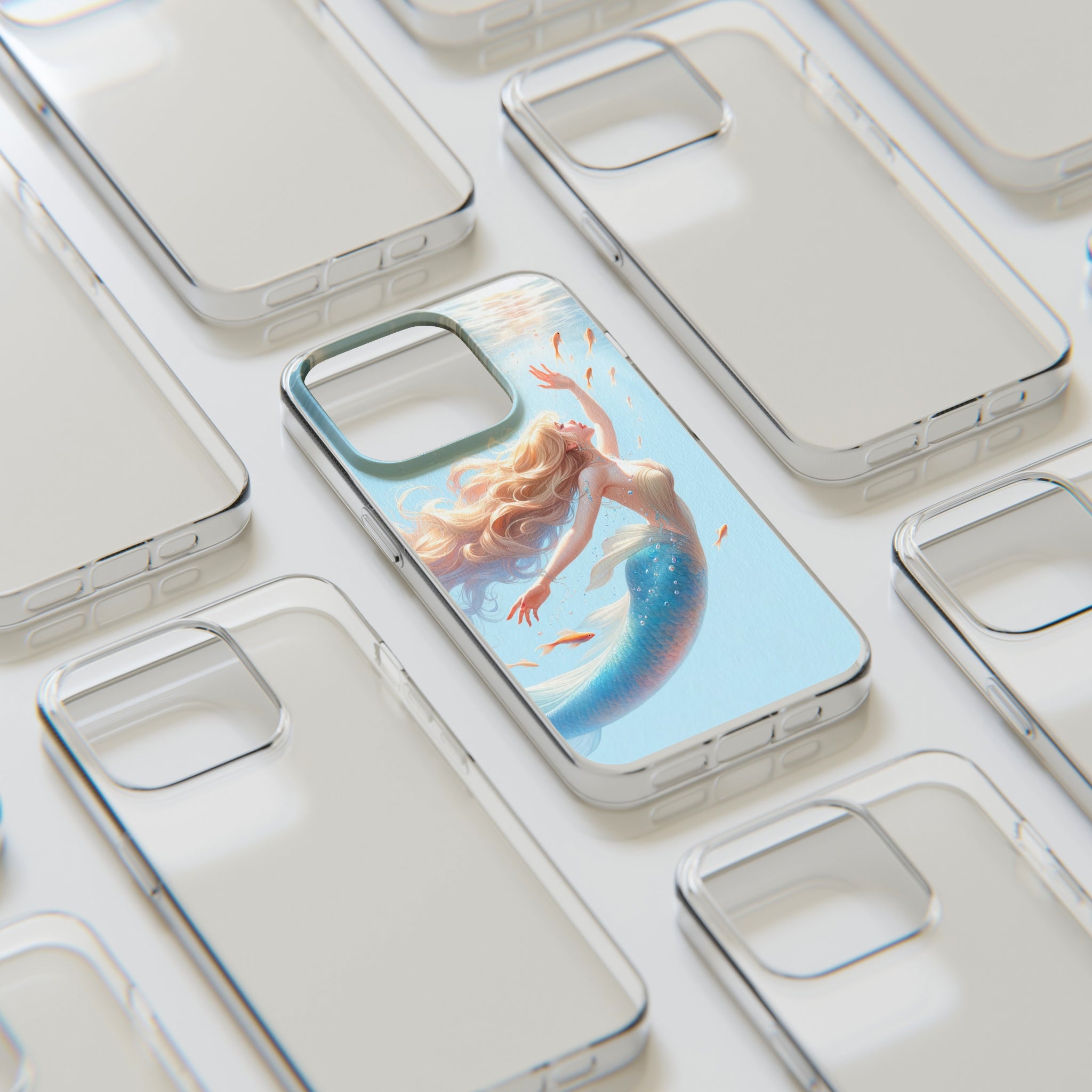 Blond Mermaid - Soft Phone Case