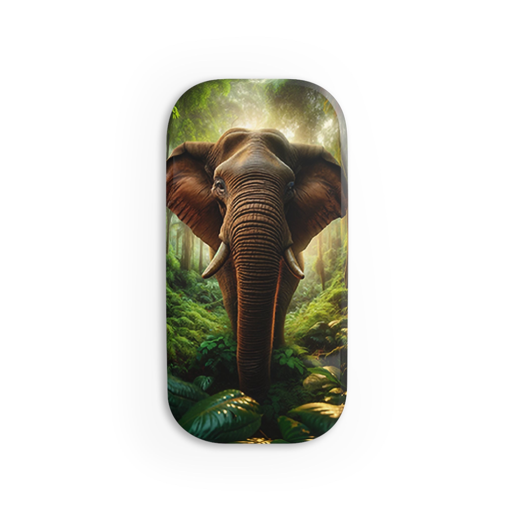 Brown elephant in the jungle - Phone Click-On Grip