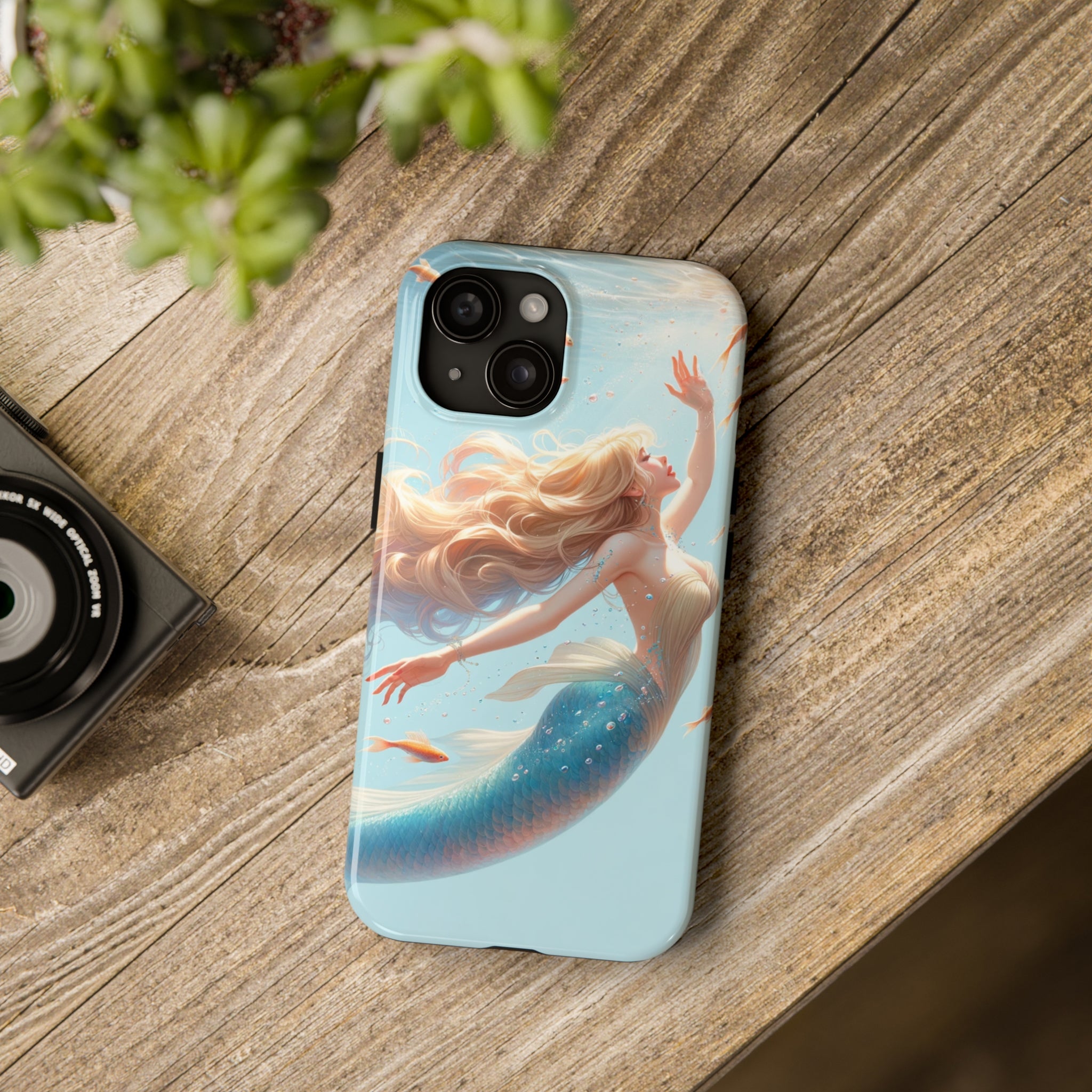 Blond mermaid - Tough Phone Case