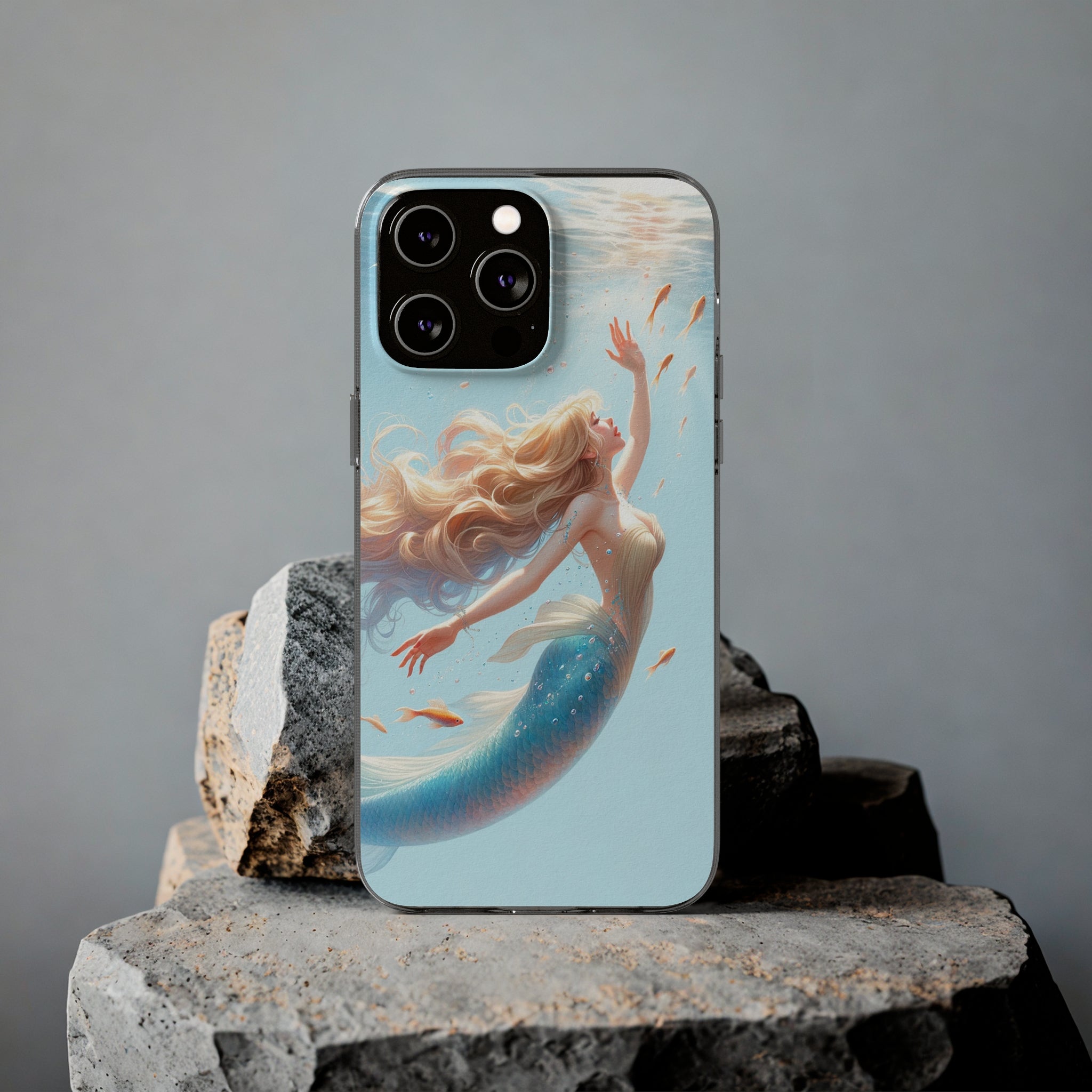 Blond Mermaid - Soft Phone Case