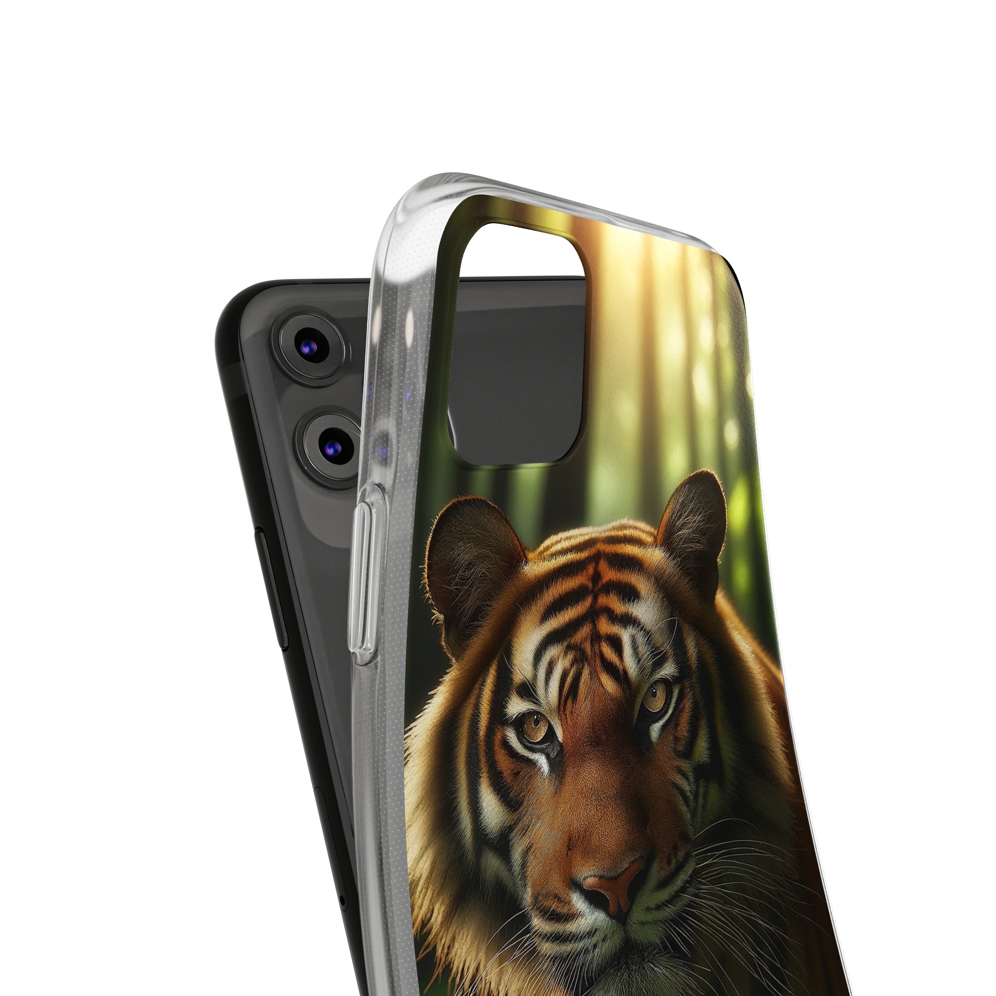 Curious Tiger - Soft Phone Case