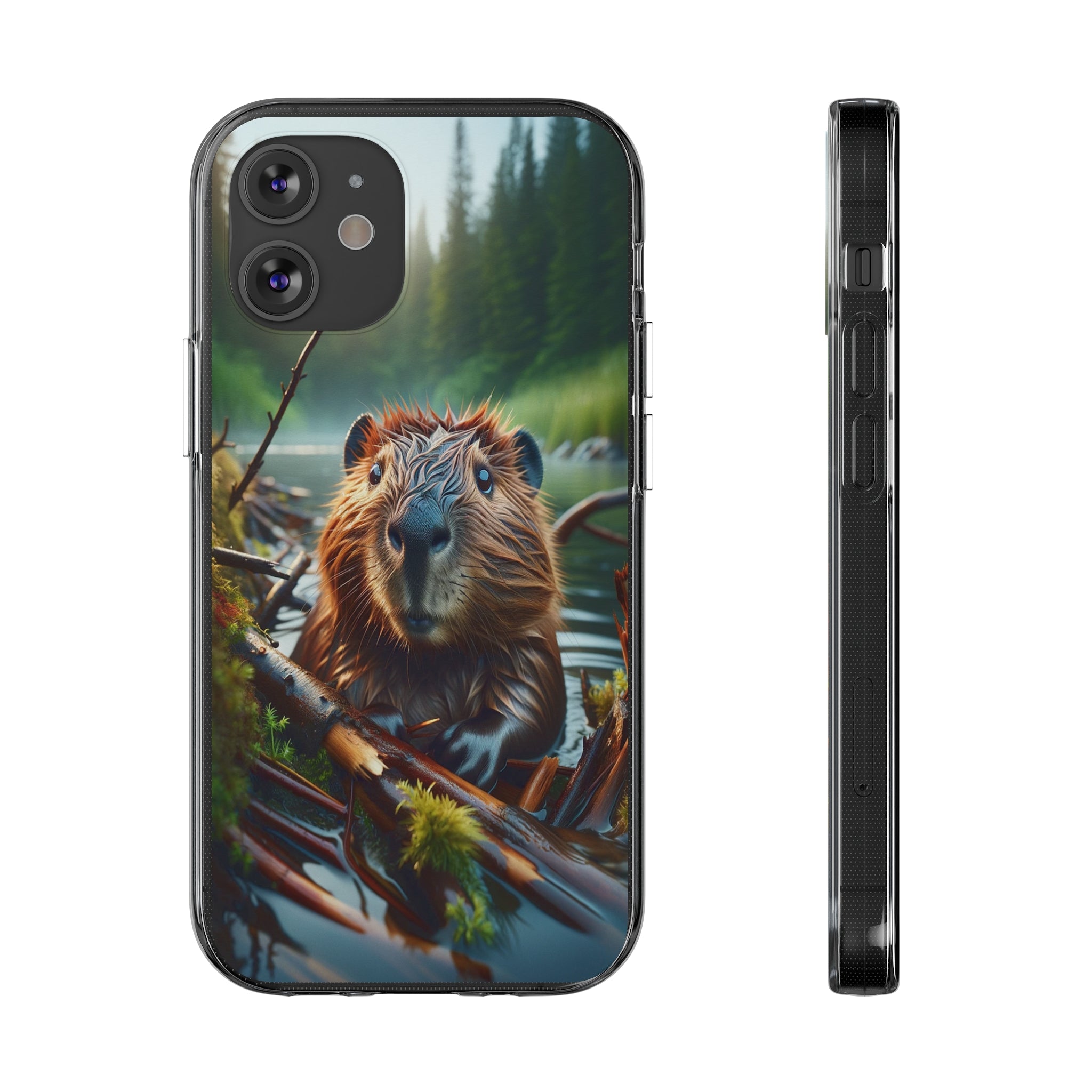 Curious Beaver - Soft Phone Case