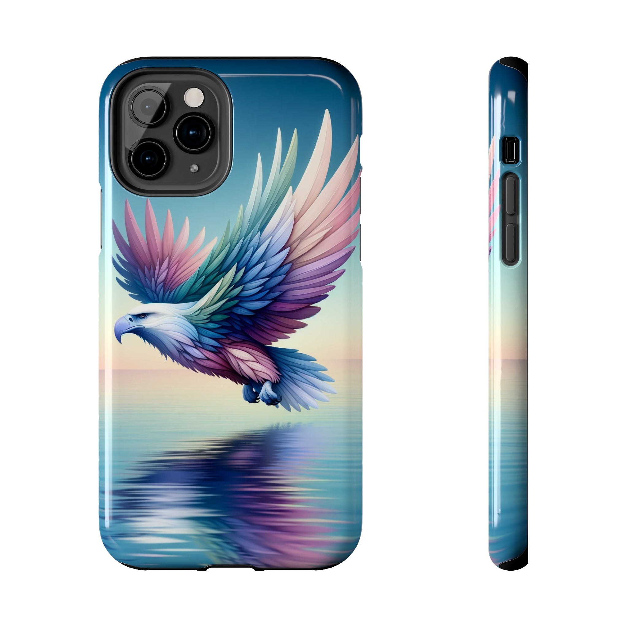 Eagle with colourful feathers - Tough Phone Case