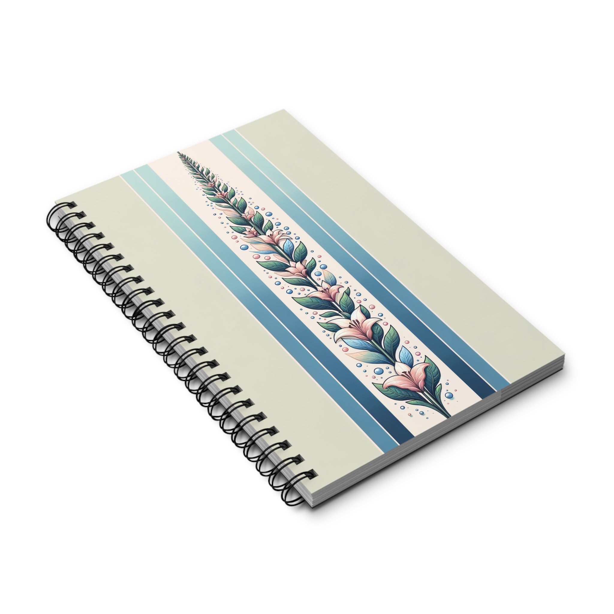 Lilies Pastel 1 - Spiral Journal (EU)