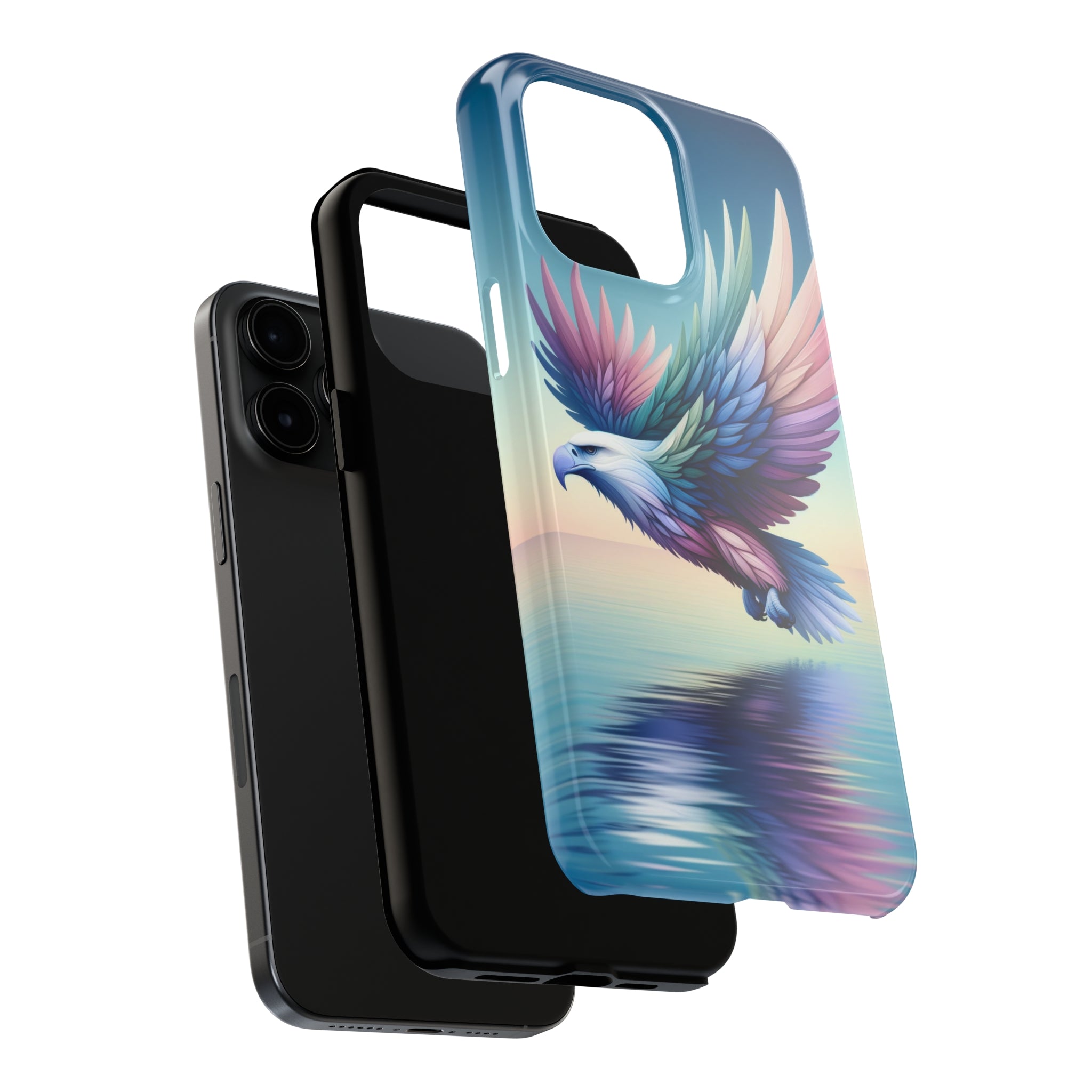 Eagle with colourful feathers - Tough Phone Case