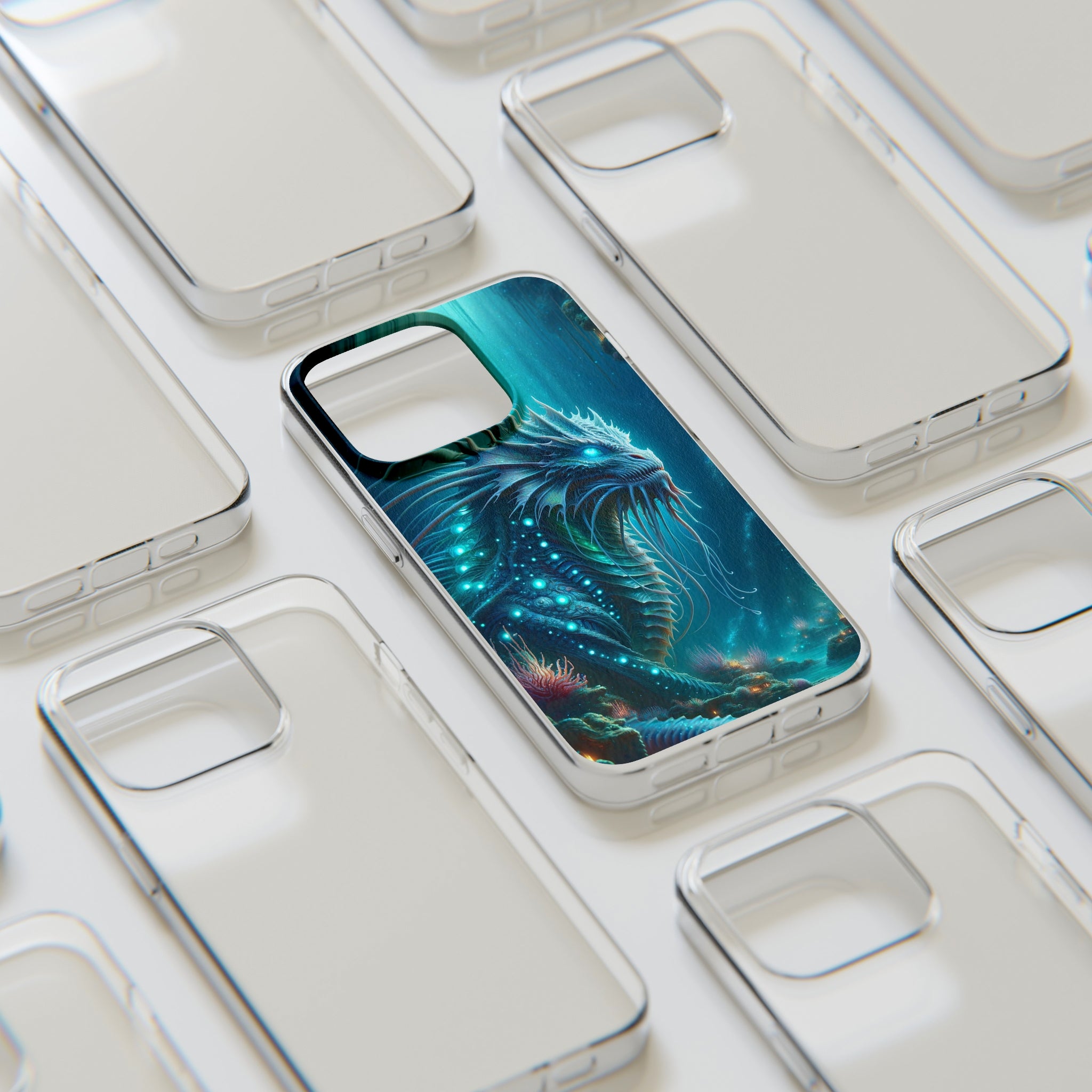 Sea monster - Soft Phone Case