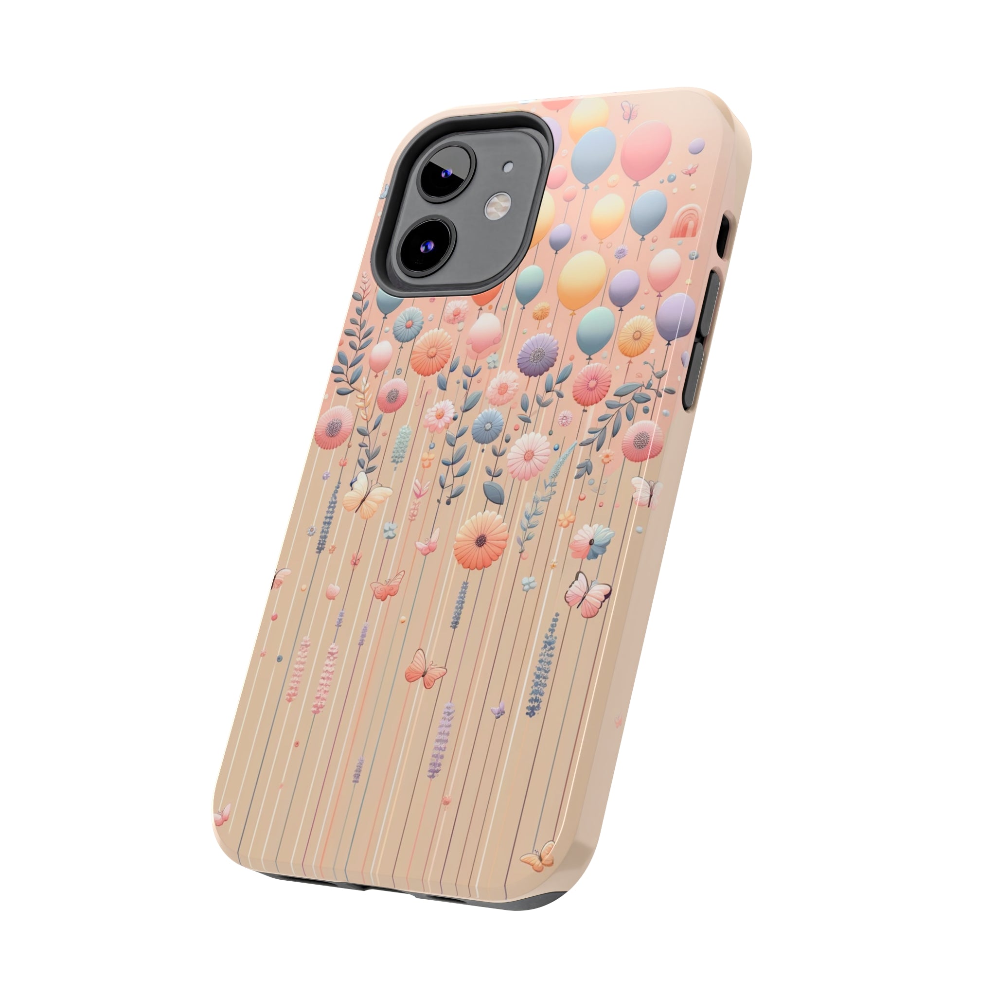 Balloons and flowers - Tough Phone Case