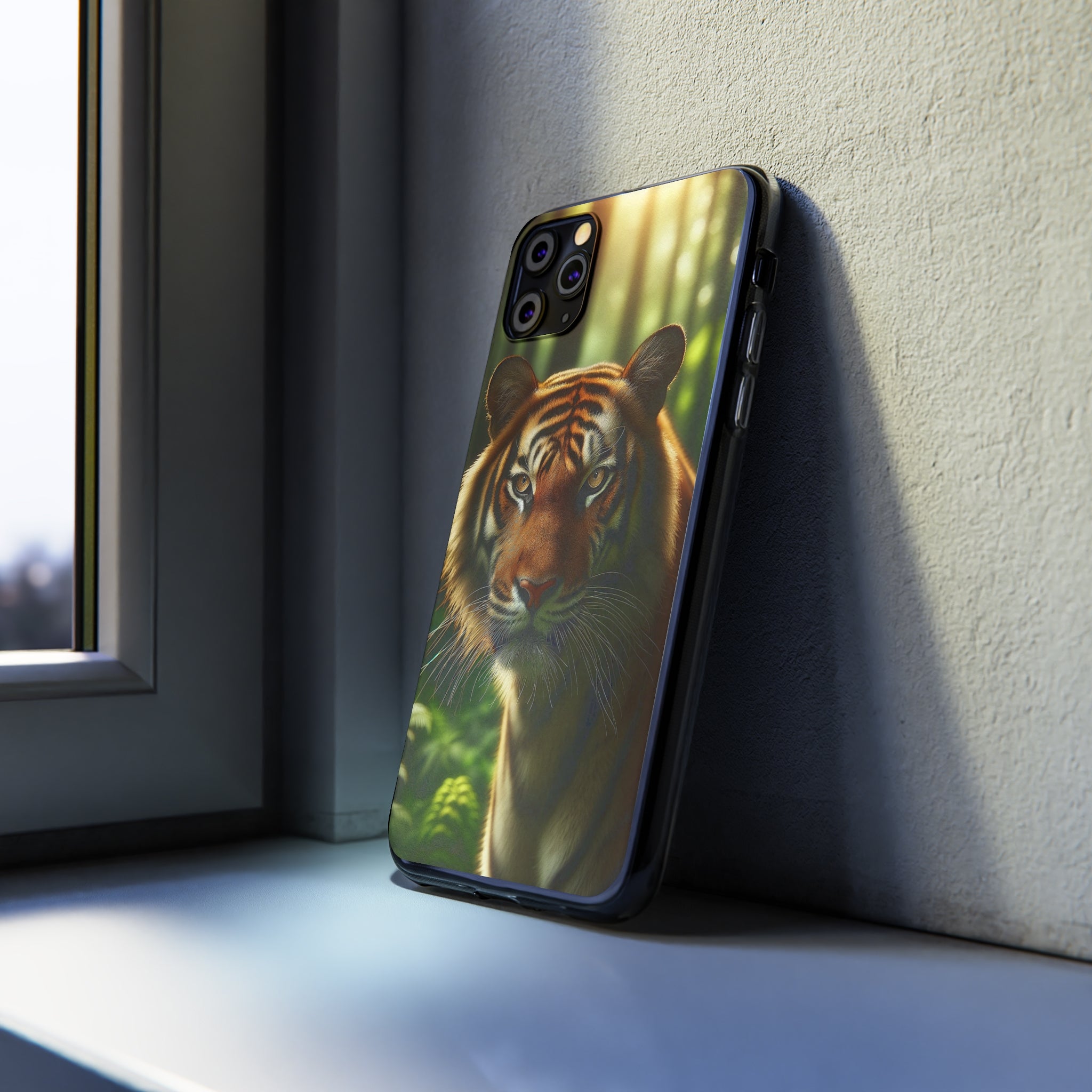 Curious Tiger - Soft Phone Case