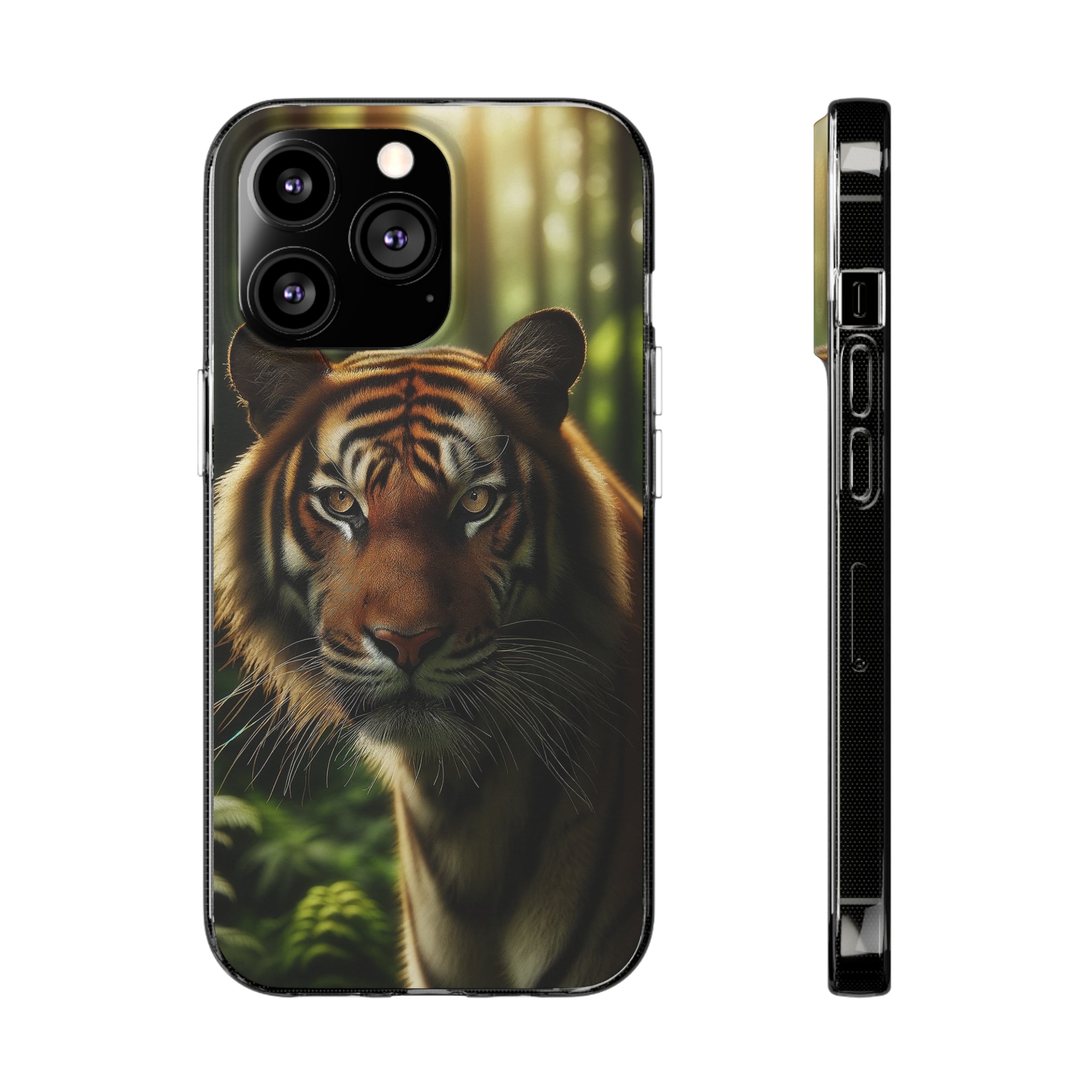 Curious Tiger - Soft Phone Case