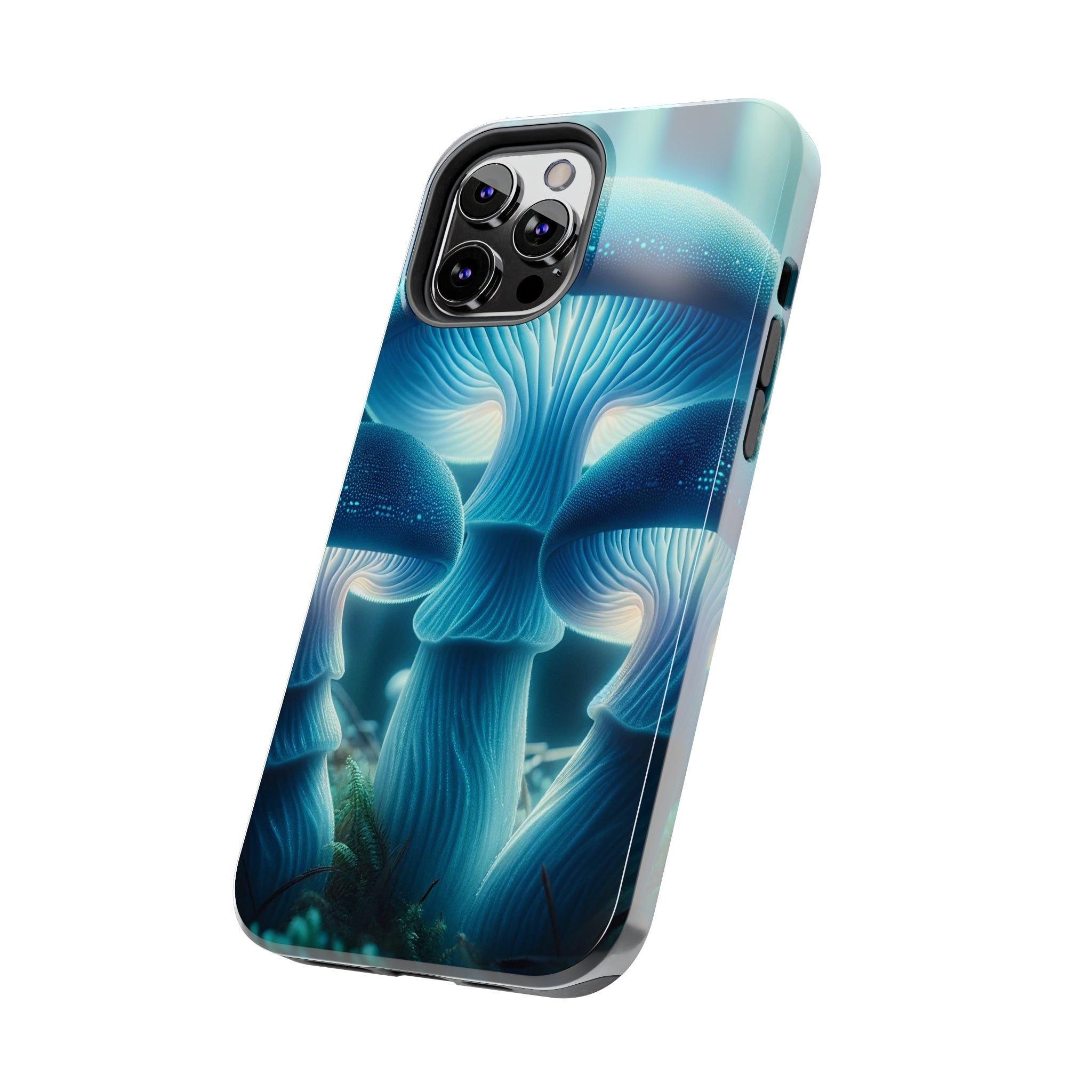 Blue Mushrooms - Tough Phone Case