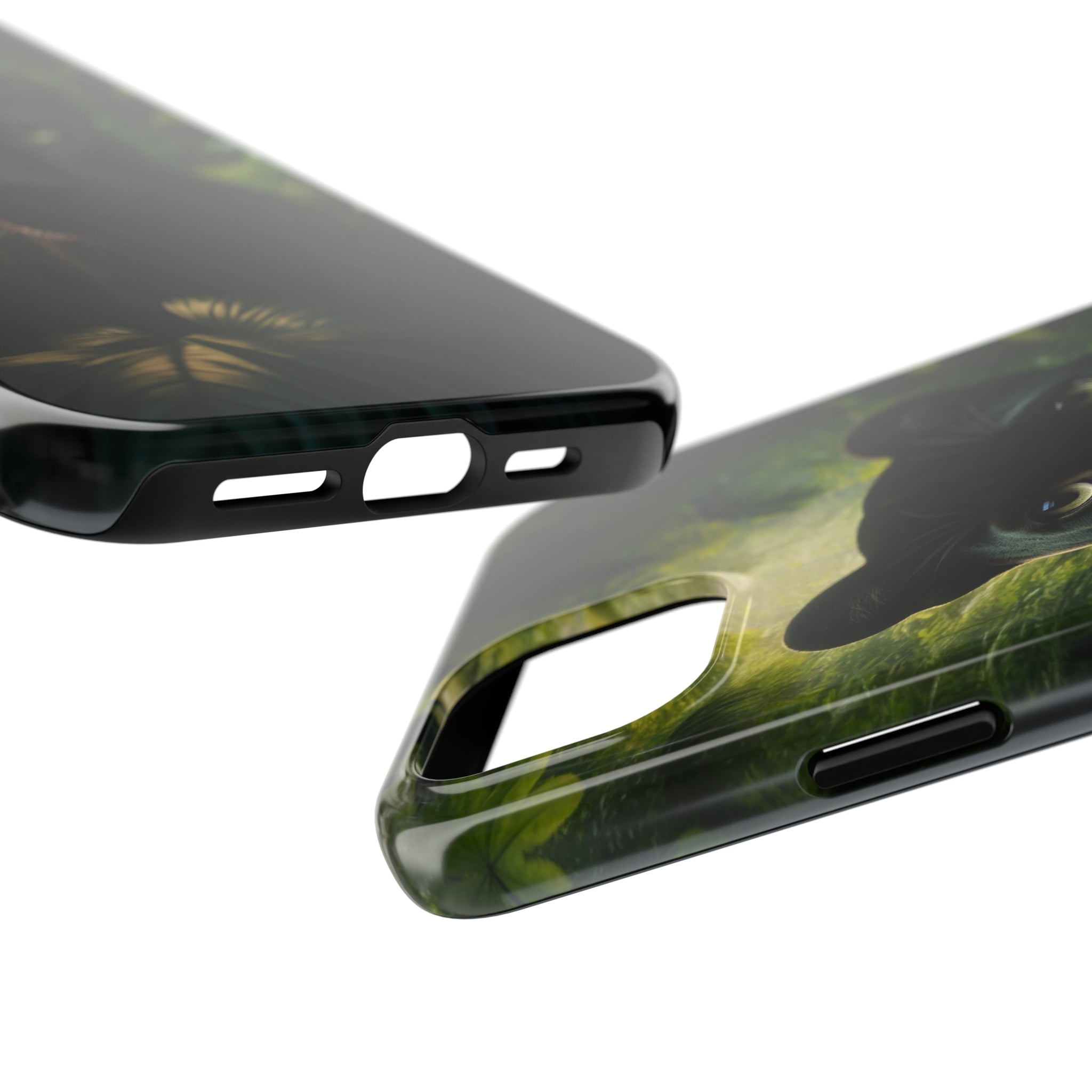 Curious black panther - Tough Phone Case