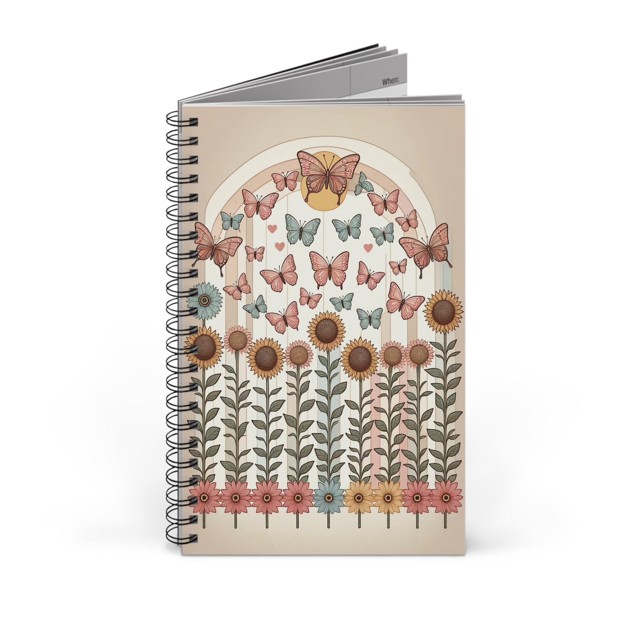 Butterflies and Sunflowers 2 - Spiral Journal (EU)