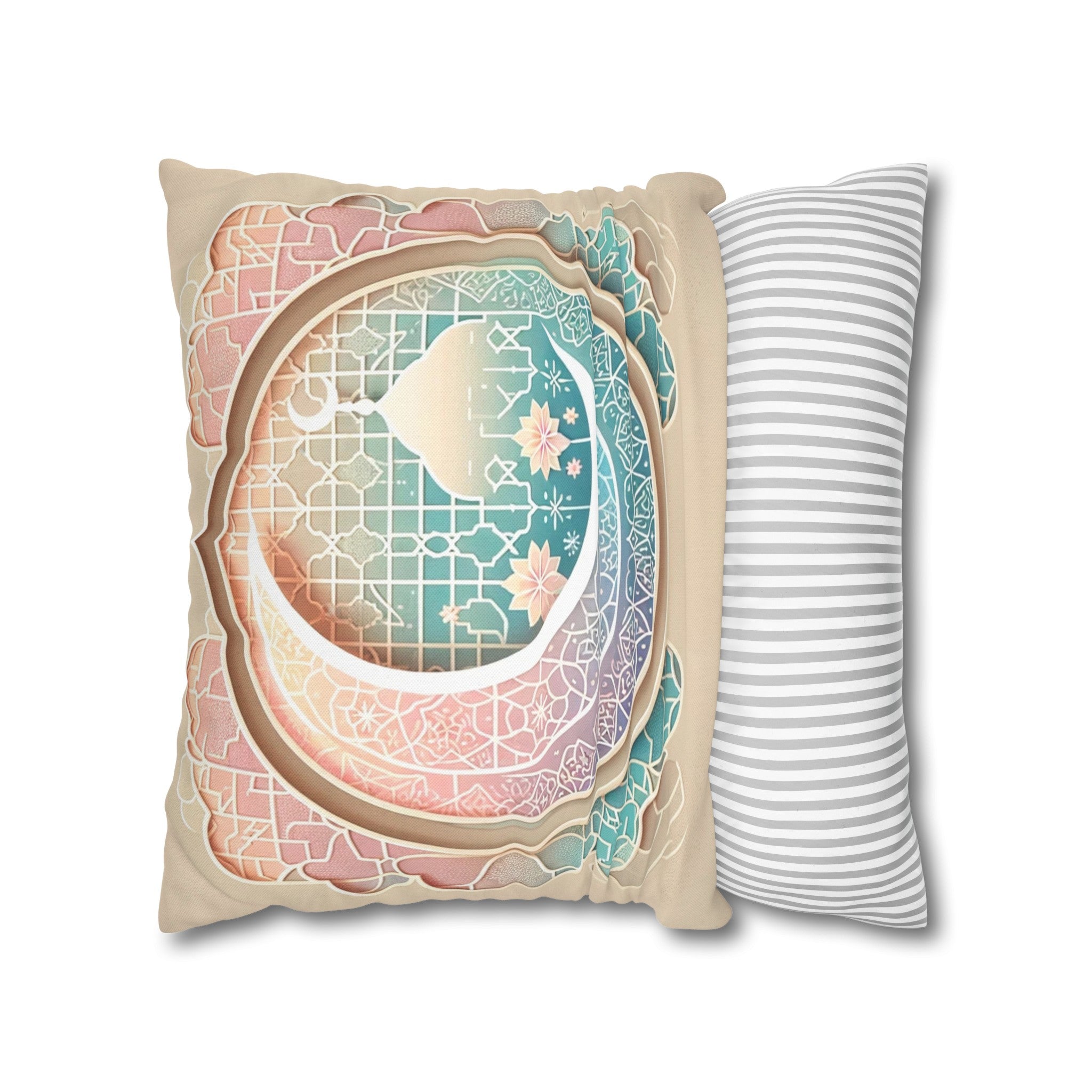 Islamic Art 3 - Polyester Square Pillowcase