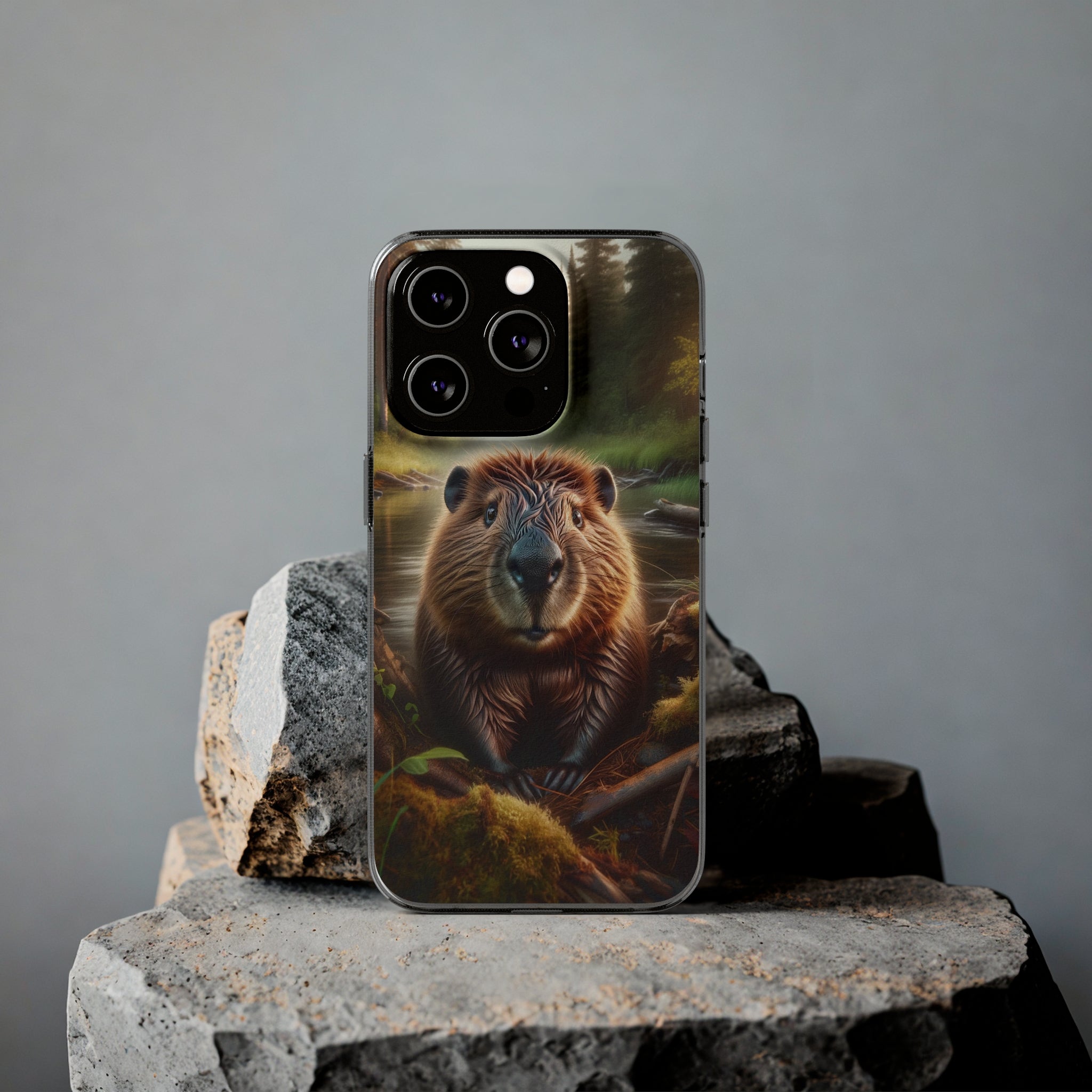 Sad Beaver - Soft Phone Case