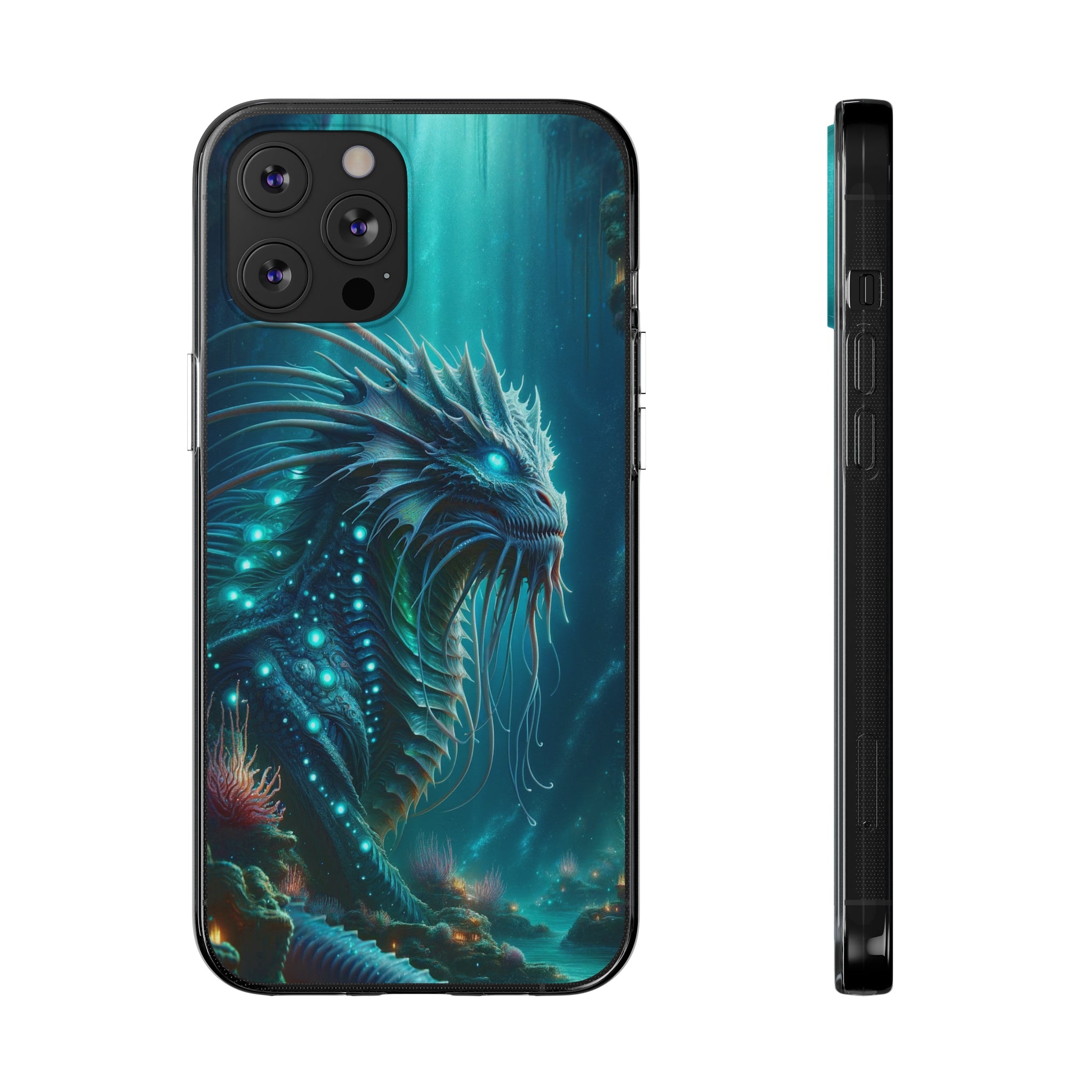 Sea monster - Soft Phone Case