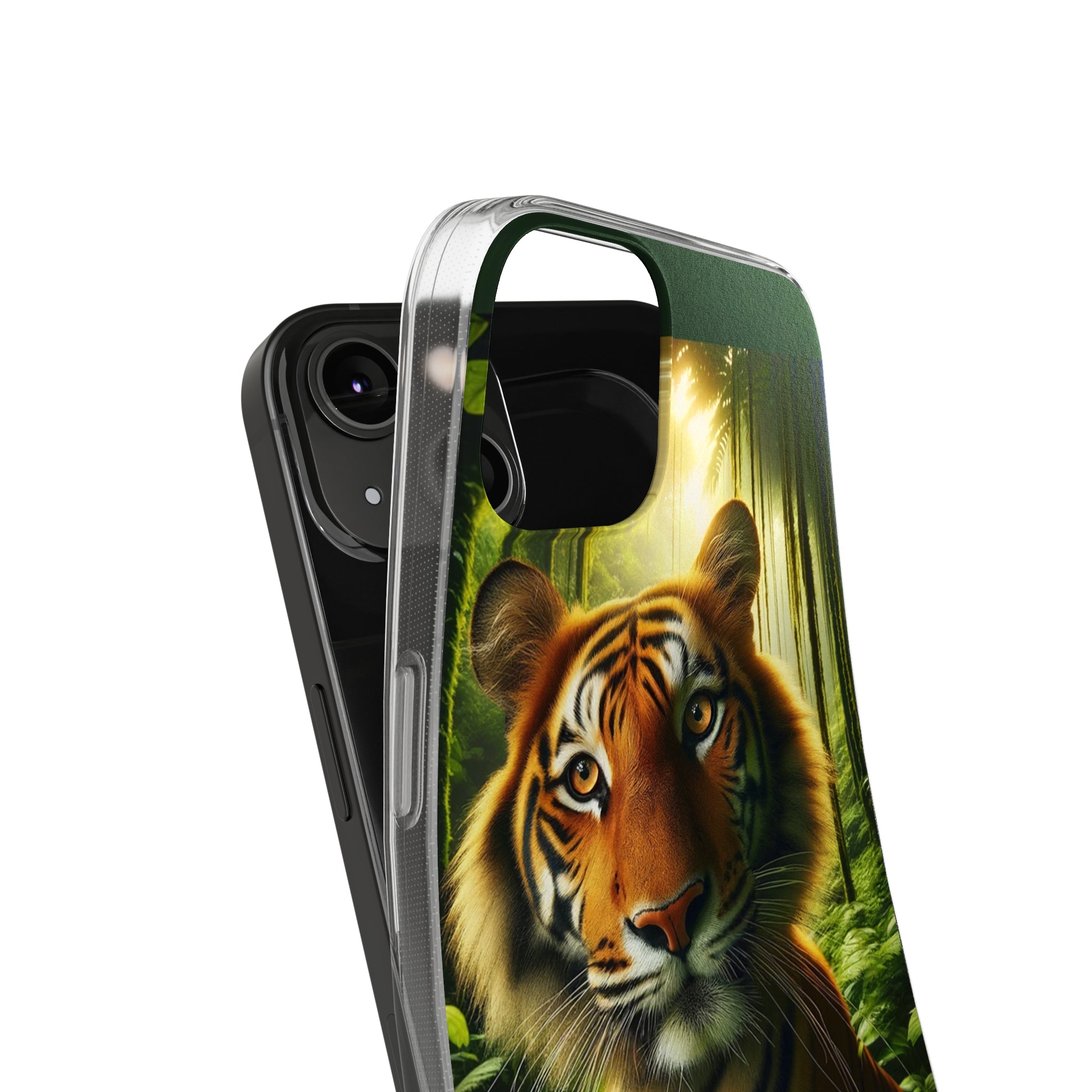 Curious Tiger - Soft Phone Cases