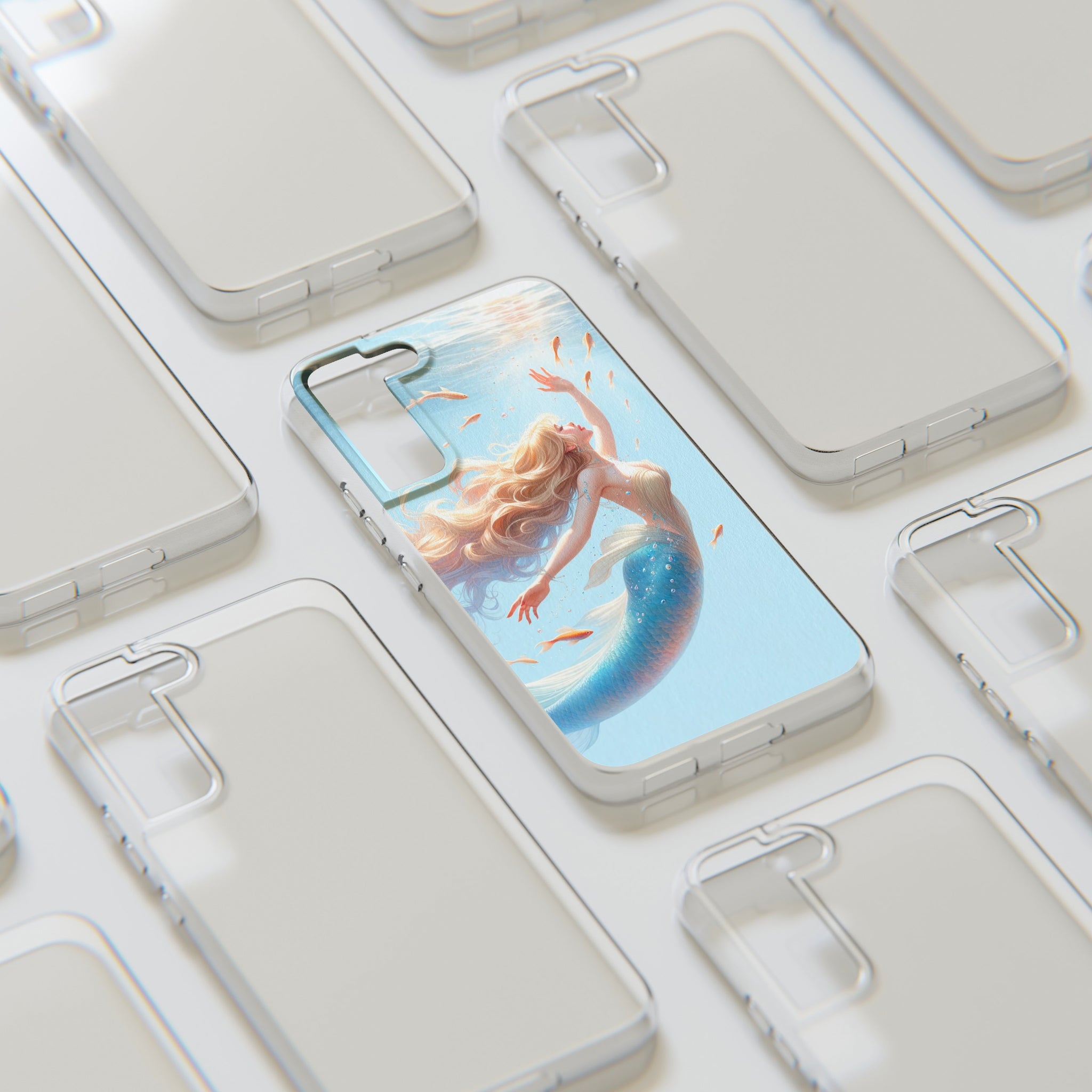 Blond Mermaid - Soft Phone Case