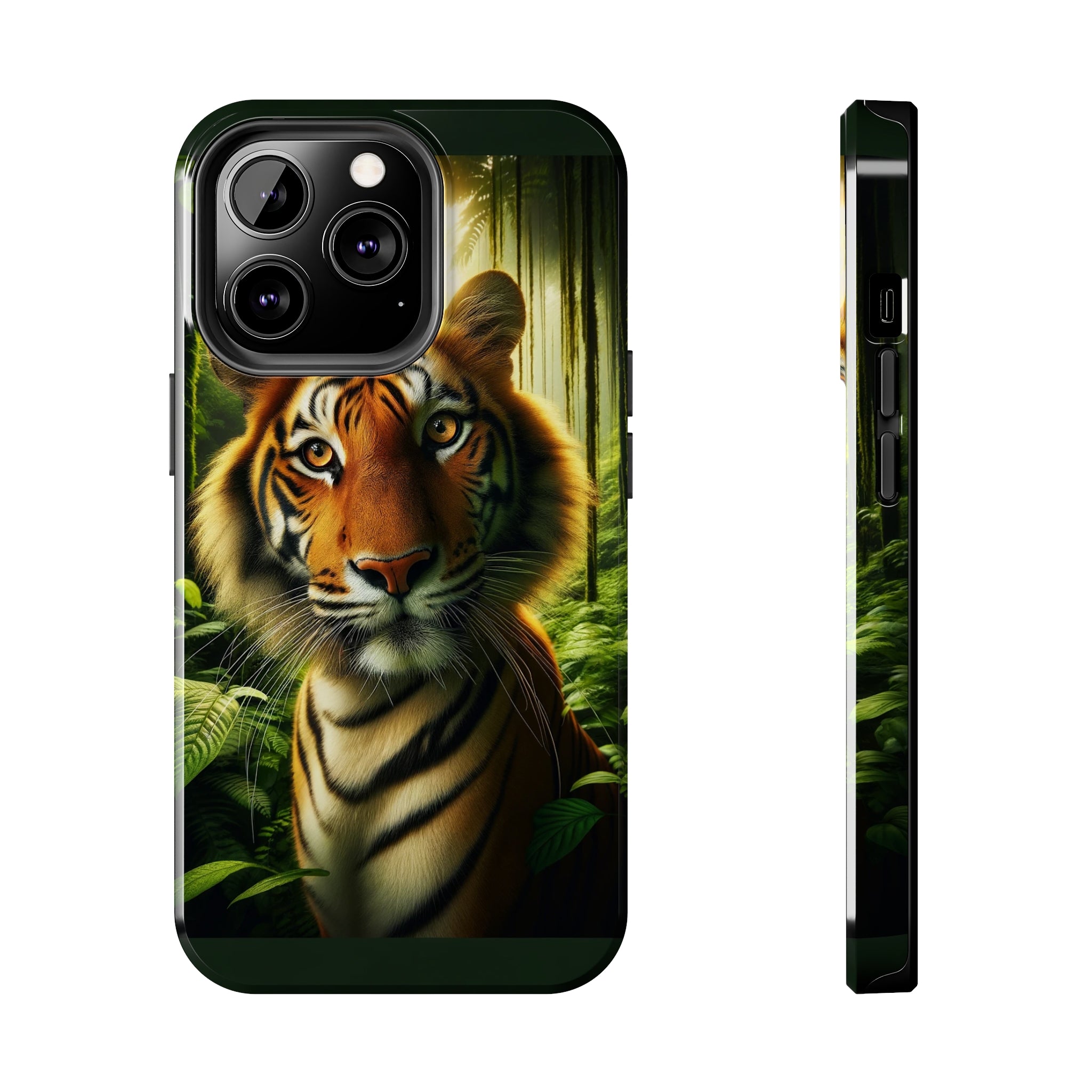 Curious Tiger - Tough Phone Case