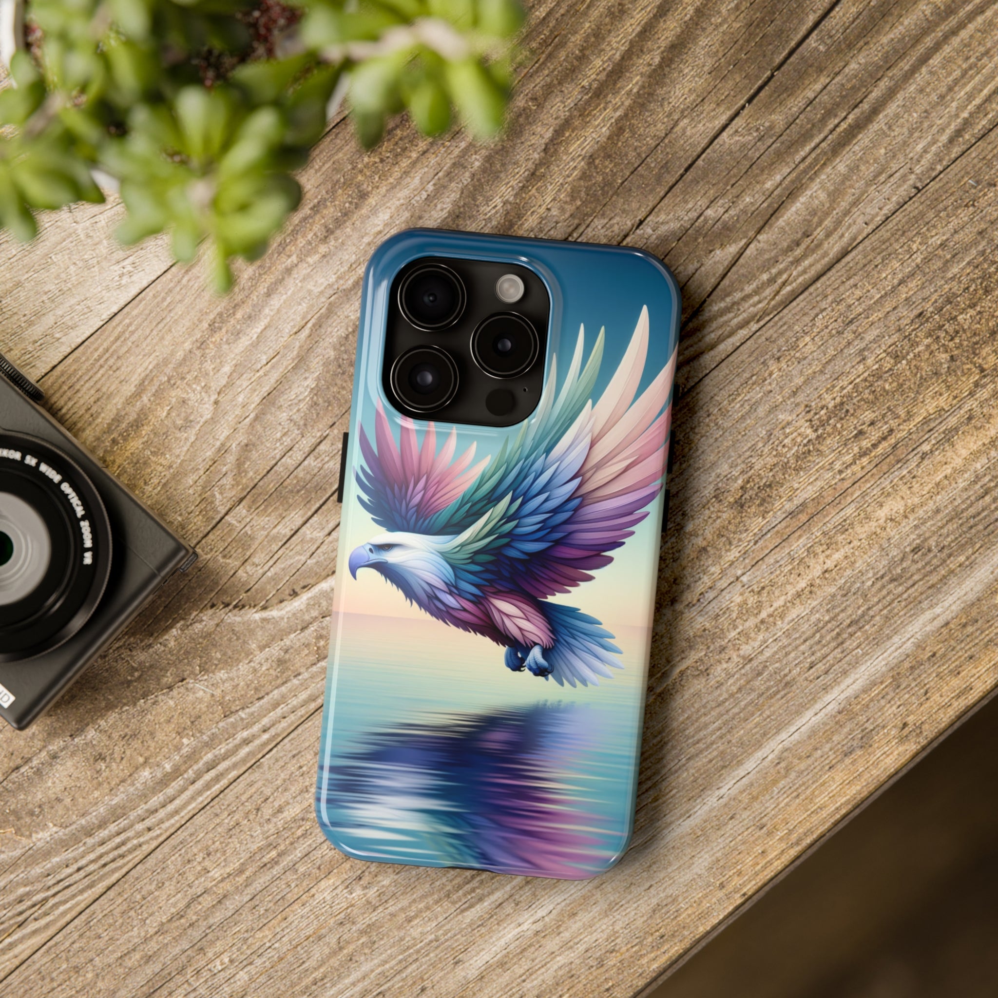 Eagle with colourful feathers - Tough Phone Case