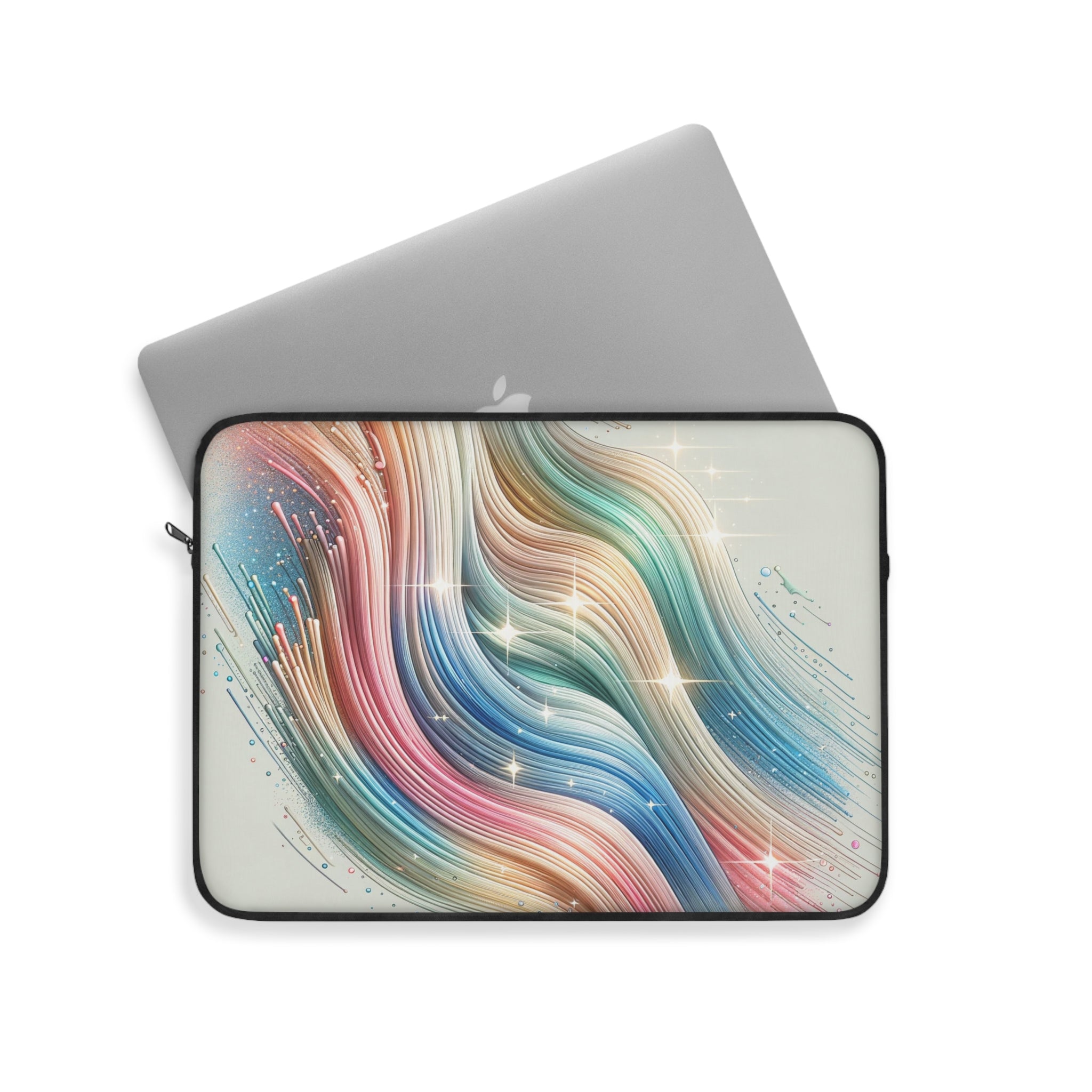 Pastel coloured strokes - Laptop Sleeve