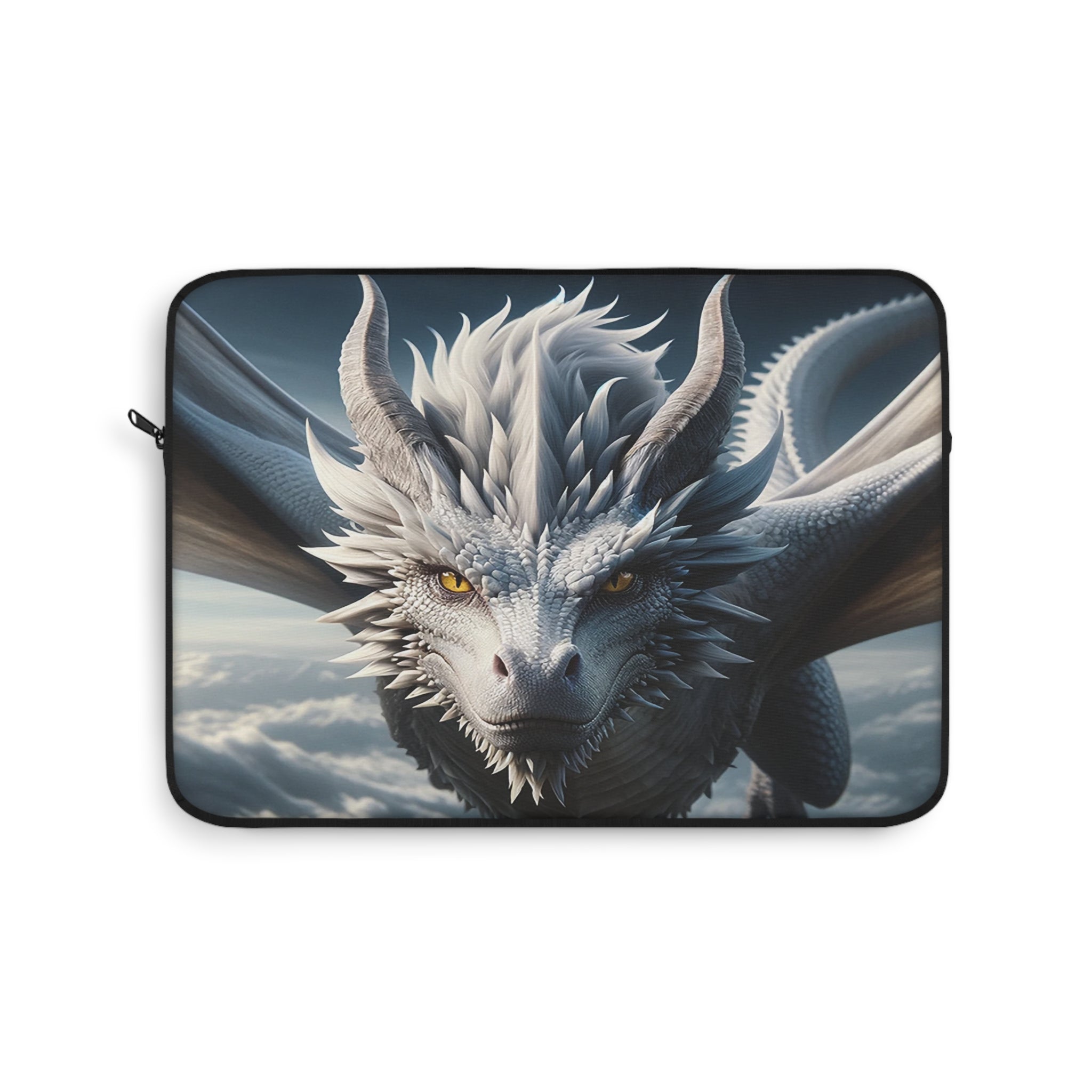 White, flying dragon - Laptop Sleeve