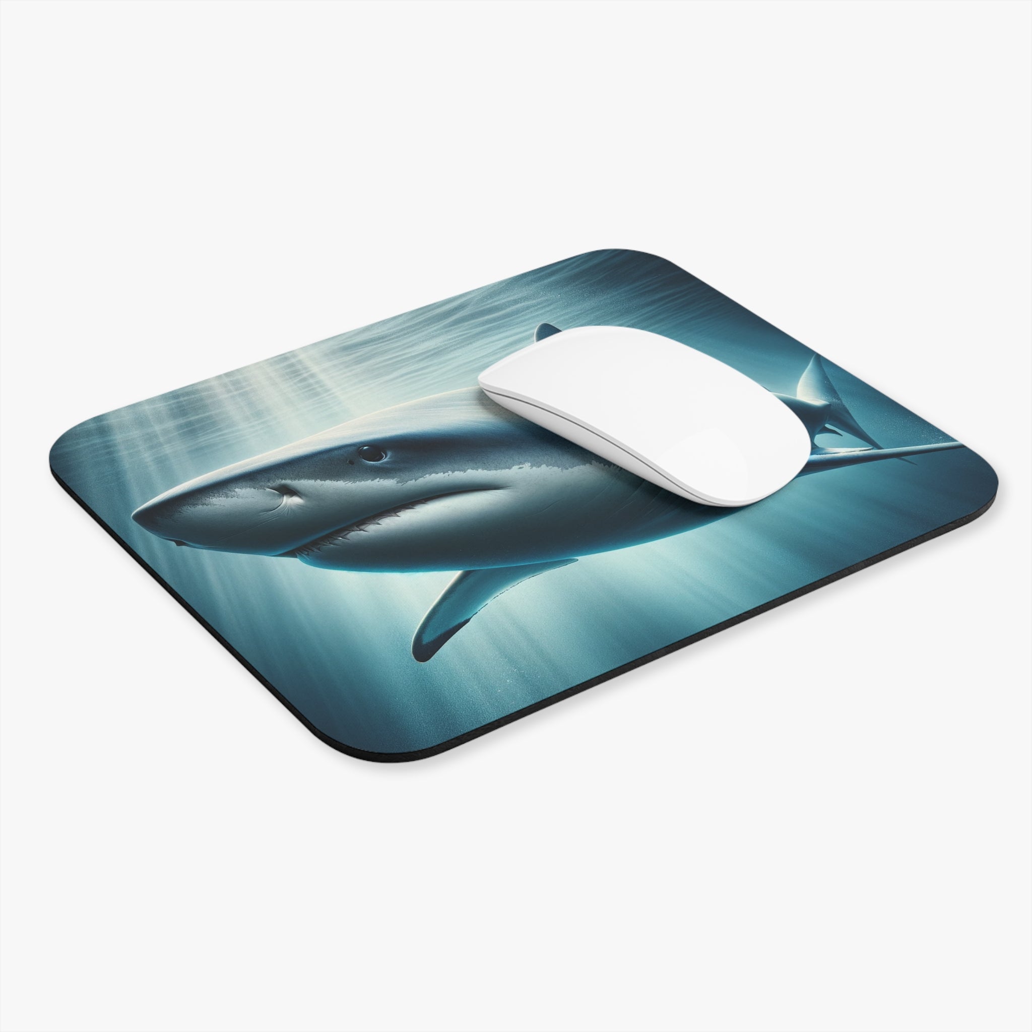 Relaxed shark - Mouse Pad (Rectangle)