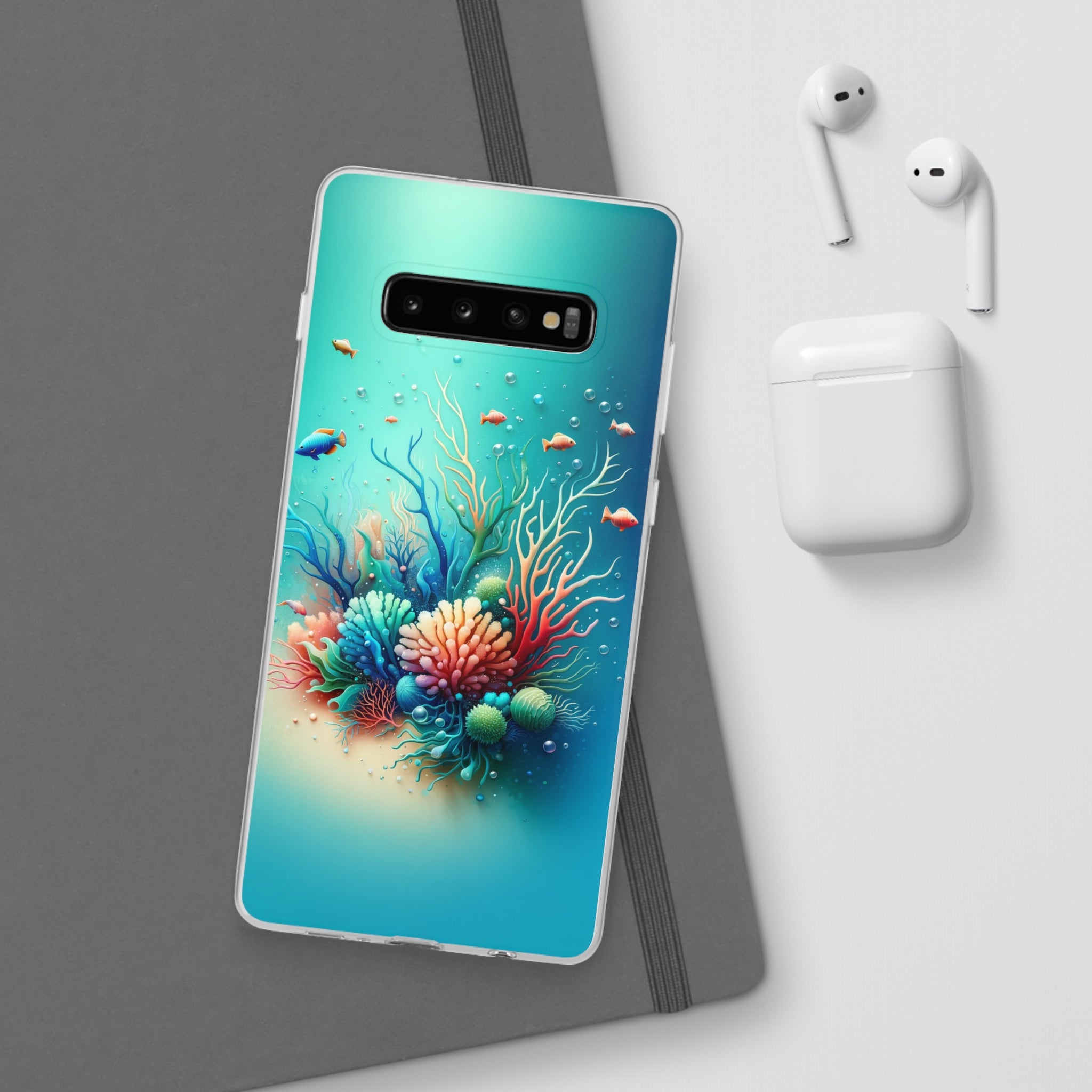 Fish around coral reef - Flexi Case (Samsung only)