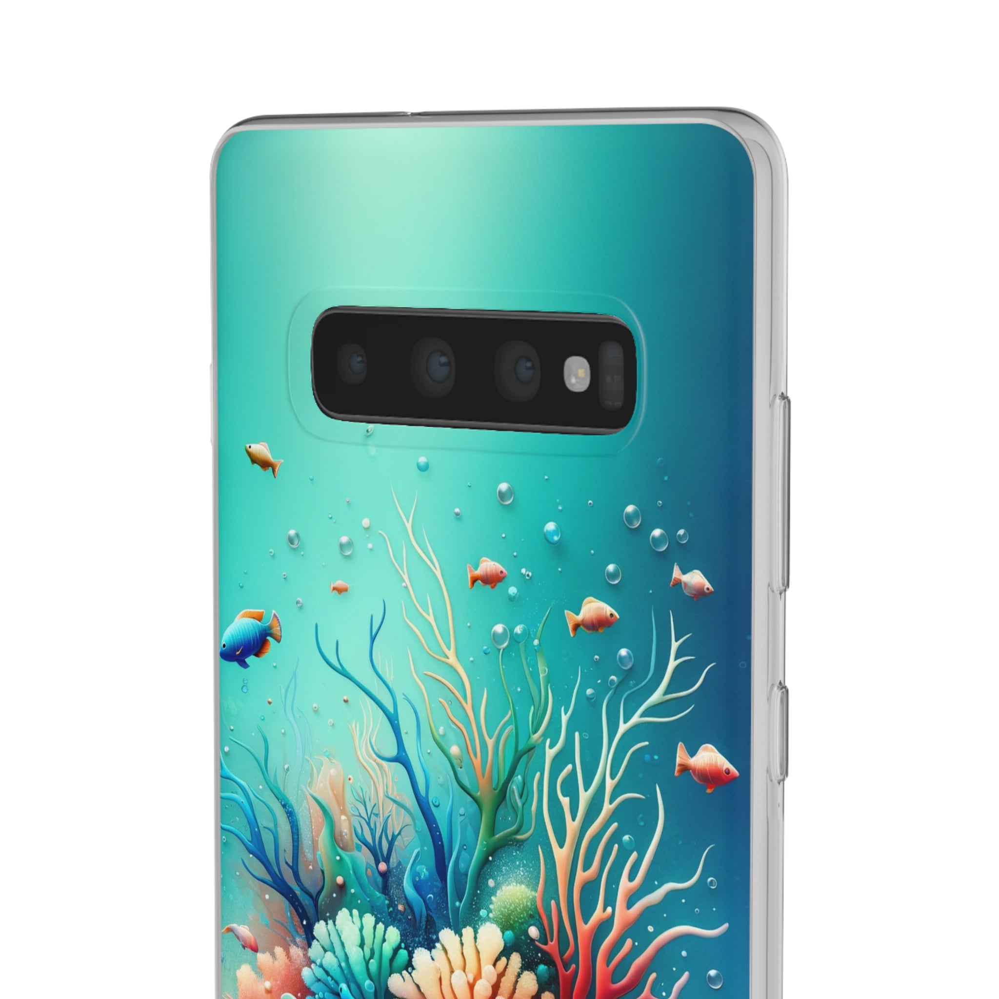 Fish around coral reef - Flexi Case (Samsung only)