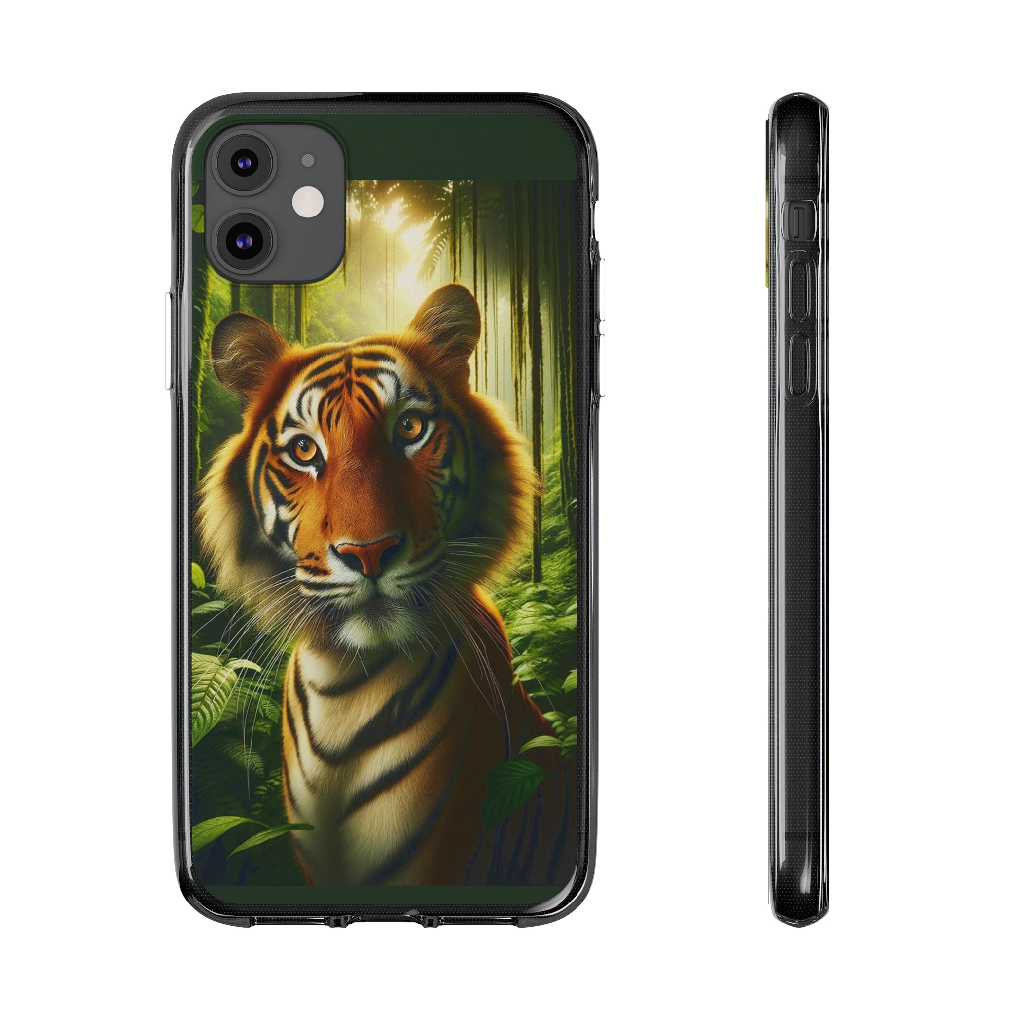 Curious Tiger - Soft Phone Cases