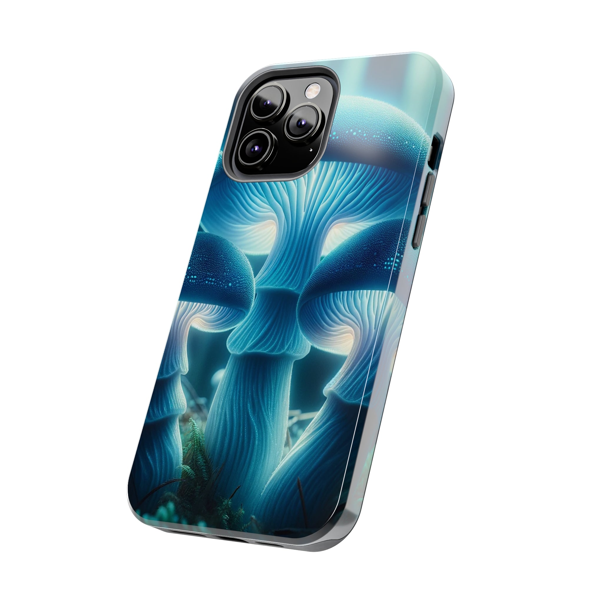 Blue Mushrooms - Tough Phone Case