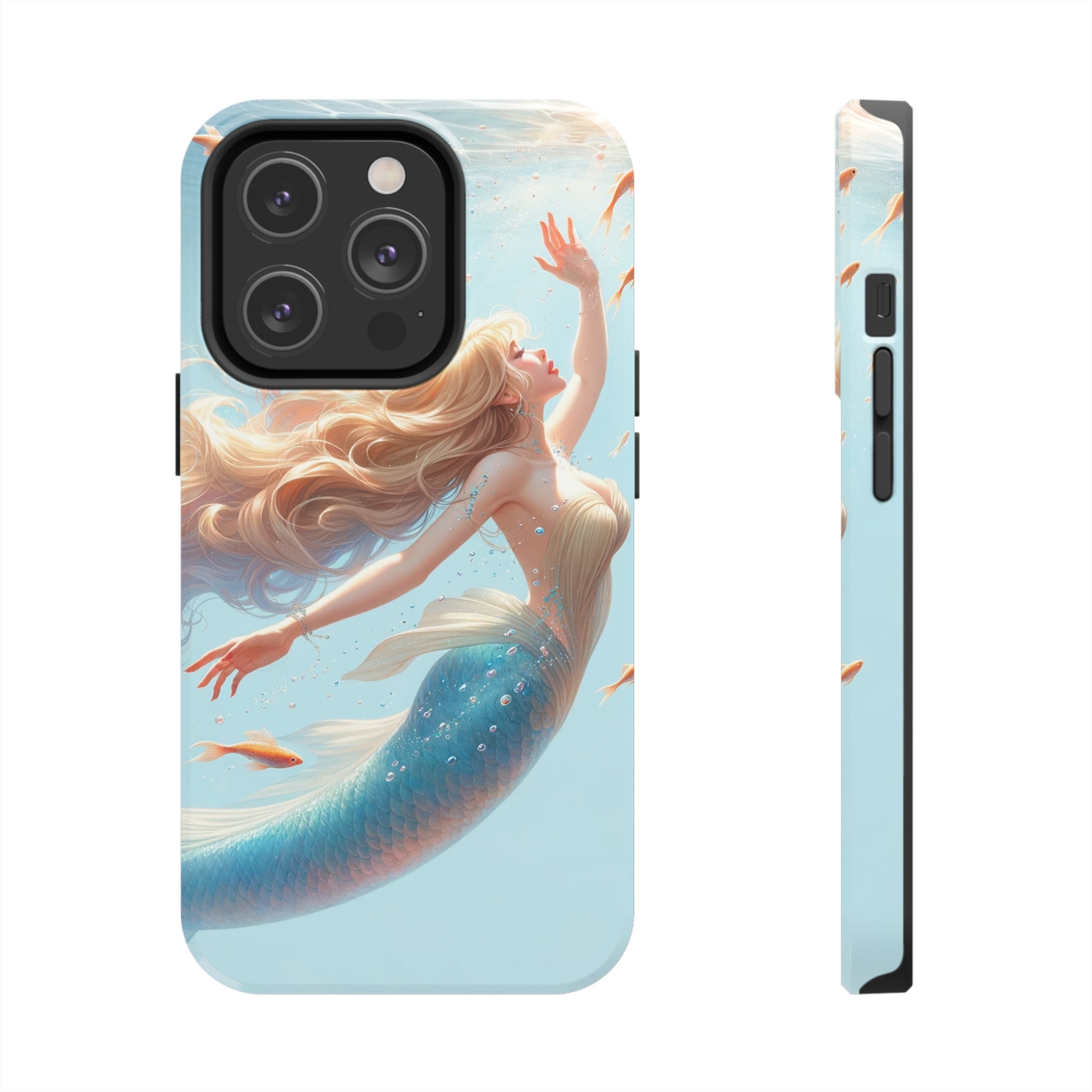 Blond mermaid - Tough Phone Case