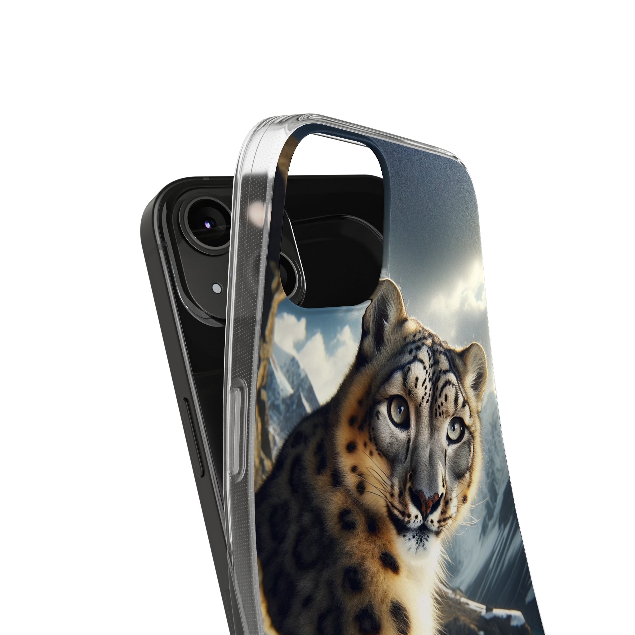 Snow Leopard - Soft Phone Case