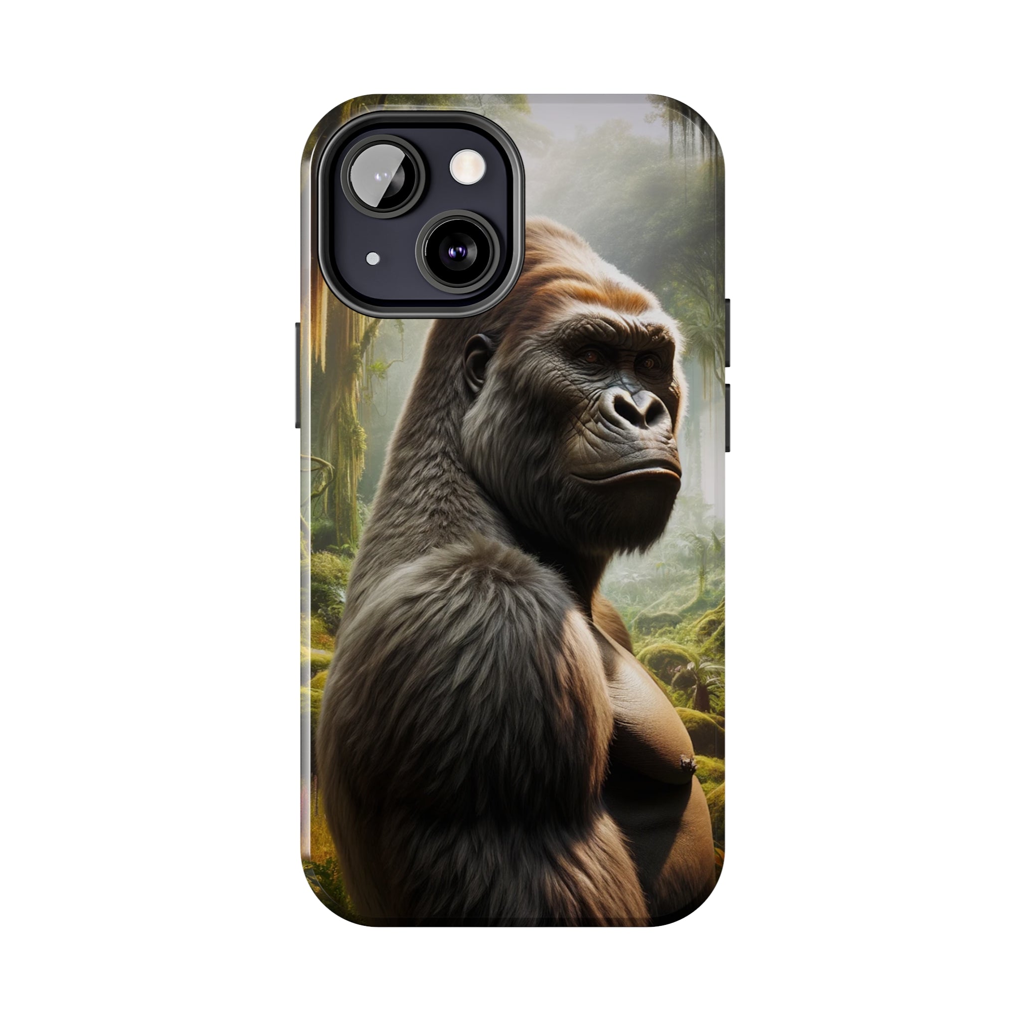 Curious gorilla - Tough Phone Case