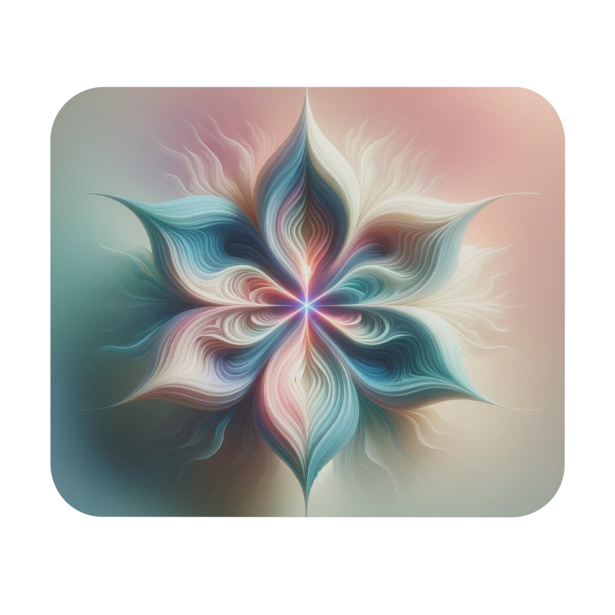 Pastel coloured star - Mouse Pad (Rectangle)