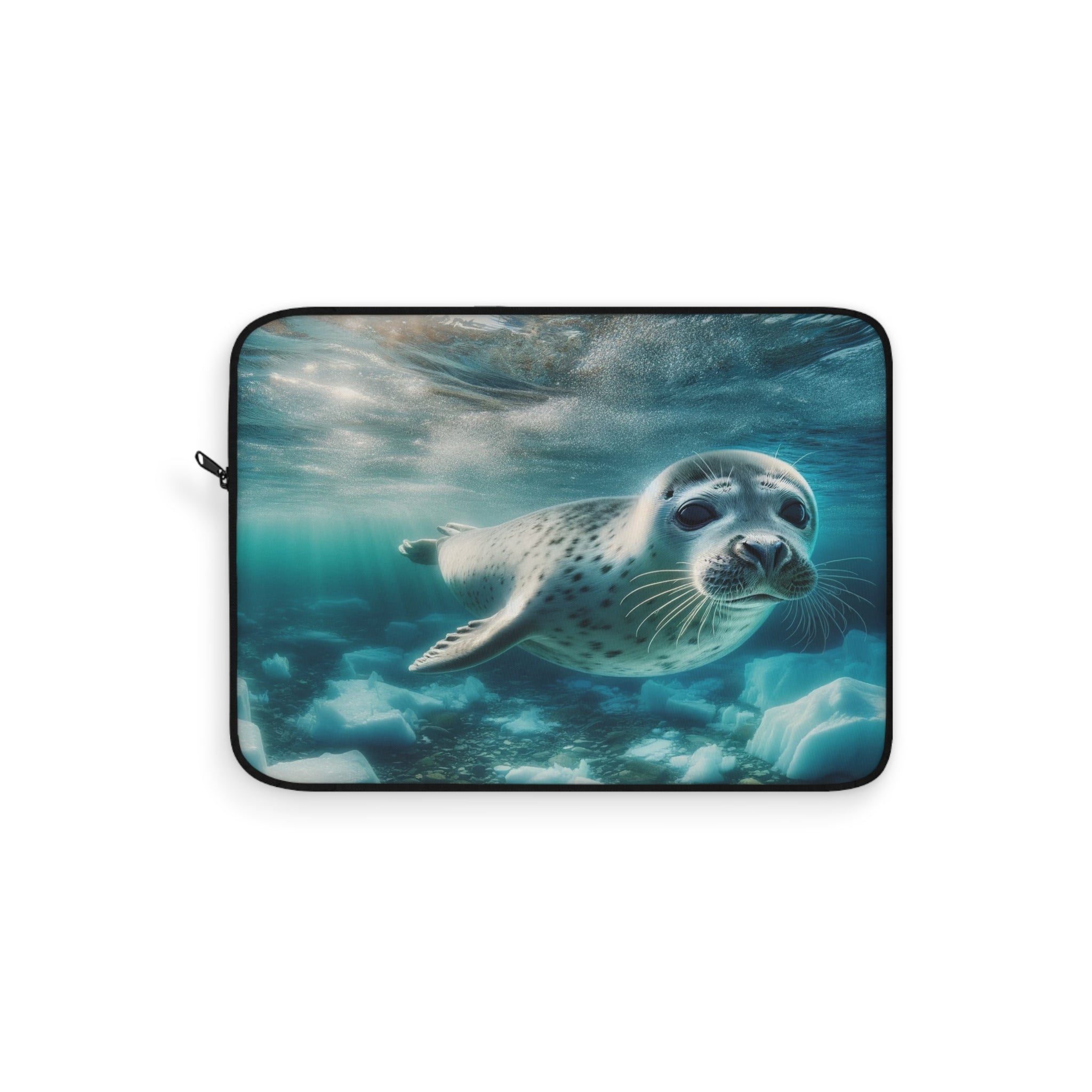 A curious seal - Laptop Sleeve