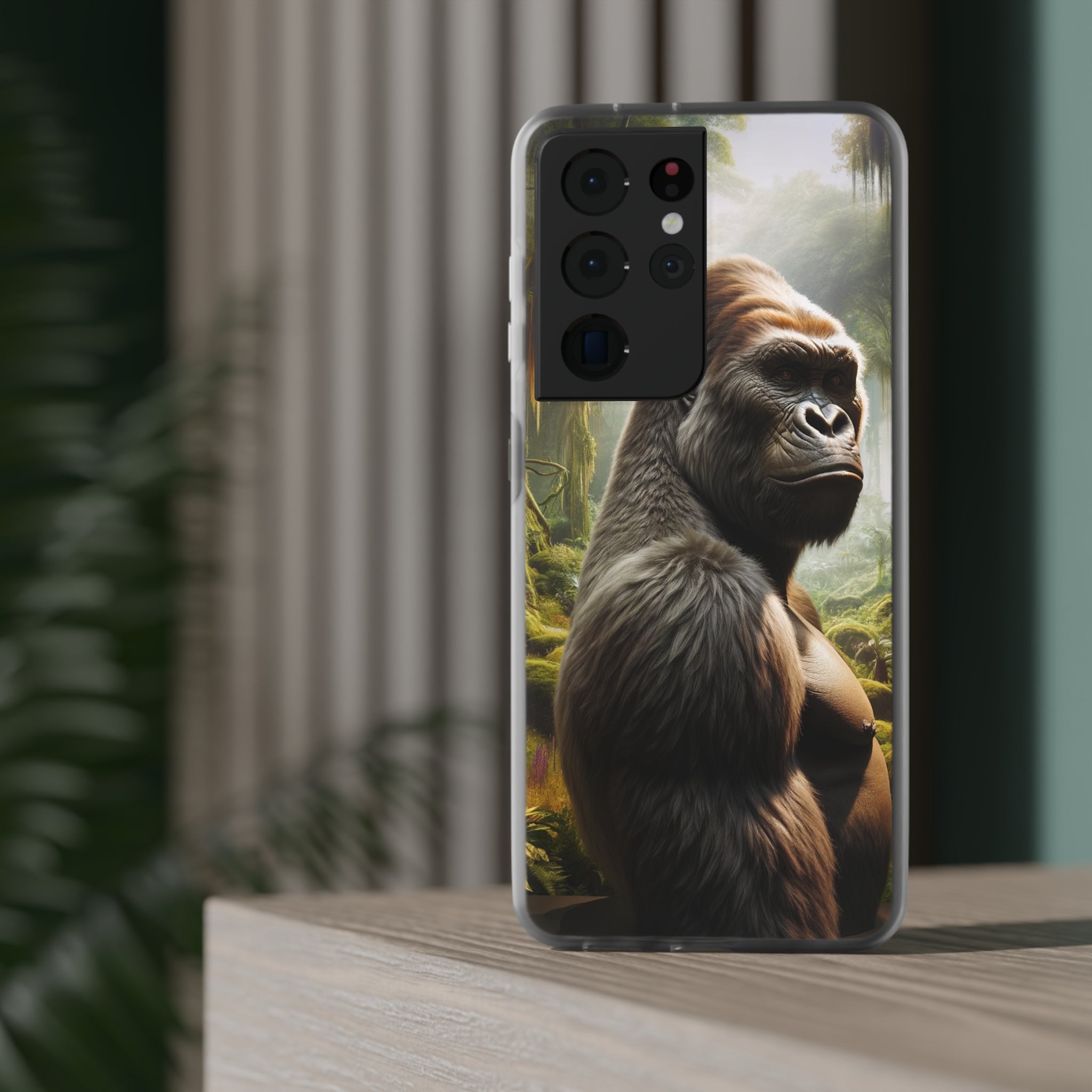 Curious Gorilla - Flexi Case (for Samsung only)