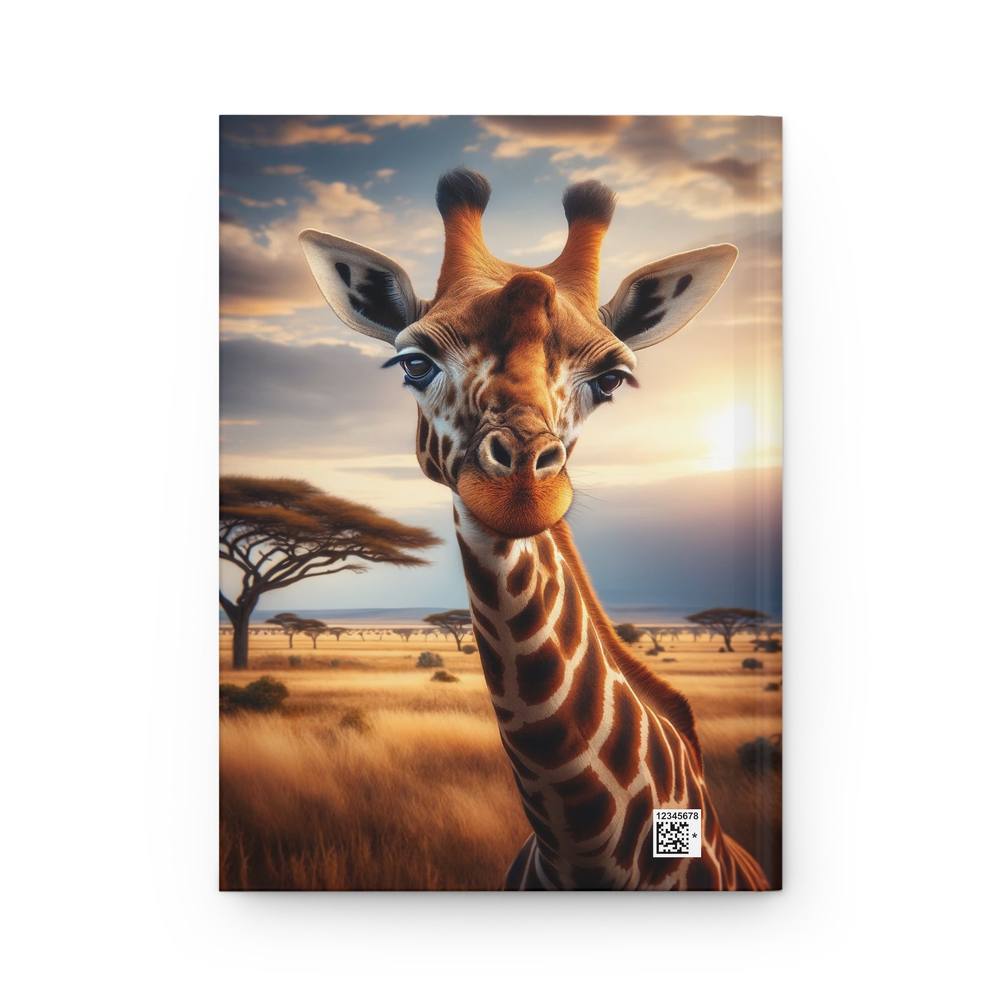 A curious giraffe 2 - Hardcover Notebook