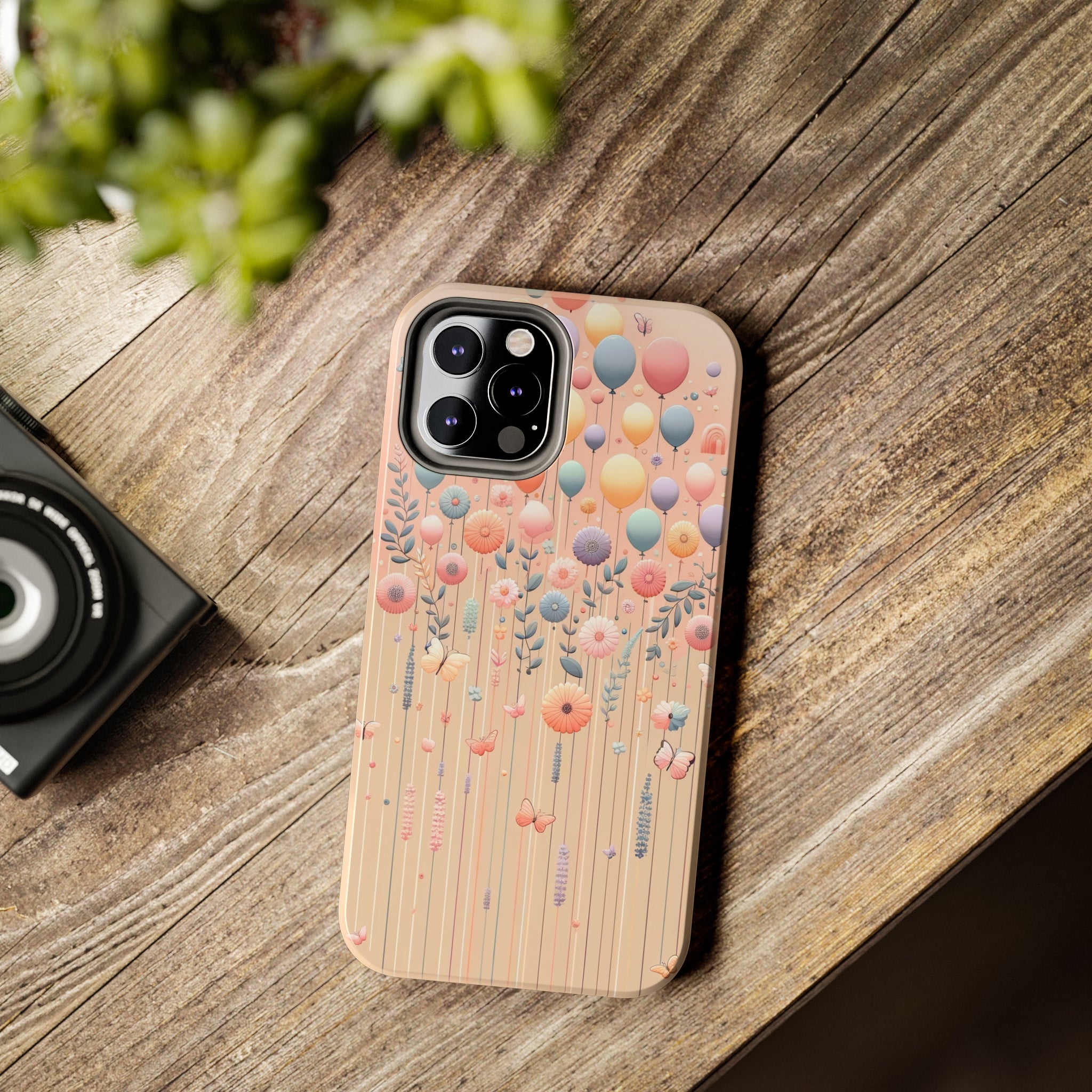 Balloons and flowers - Tough Phone Case