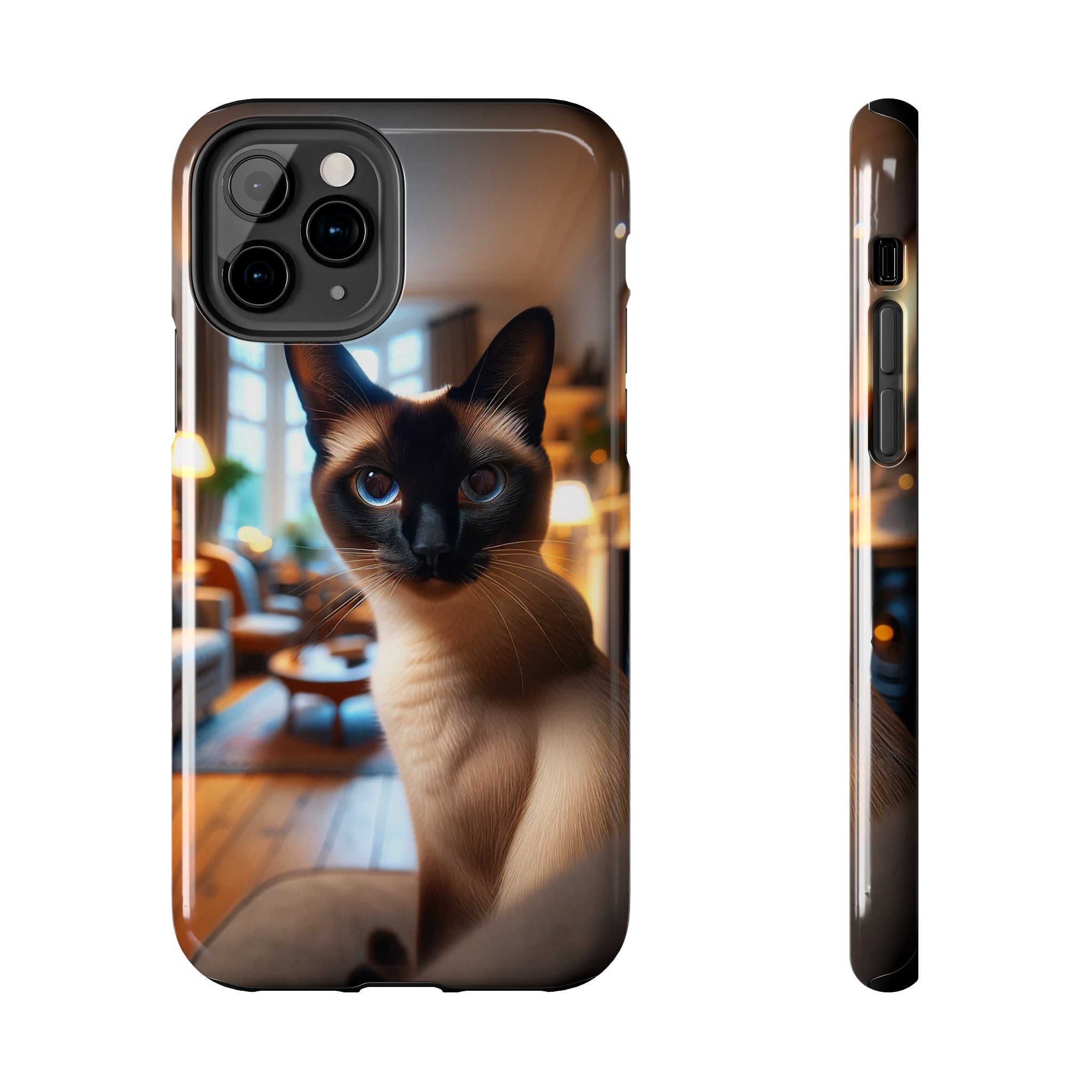 Curious cat - Tough Phone Case