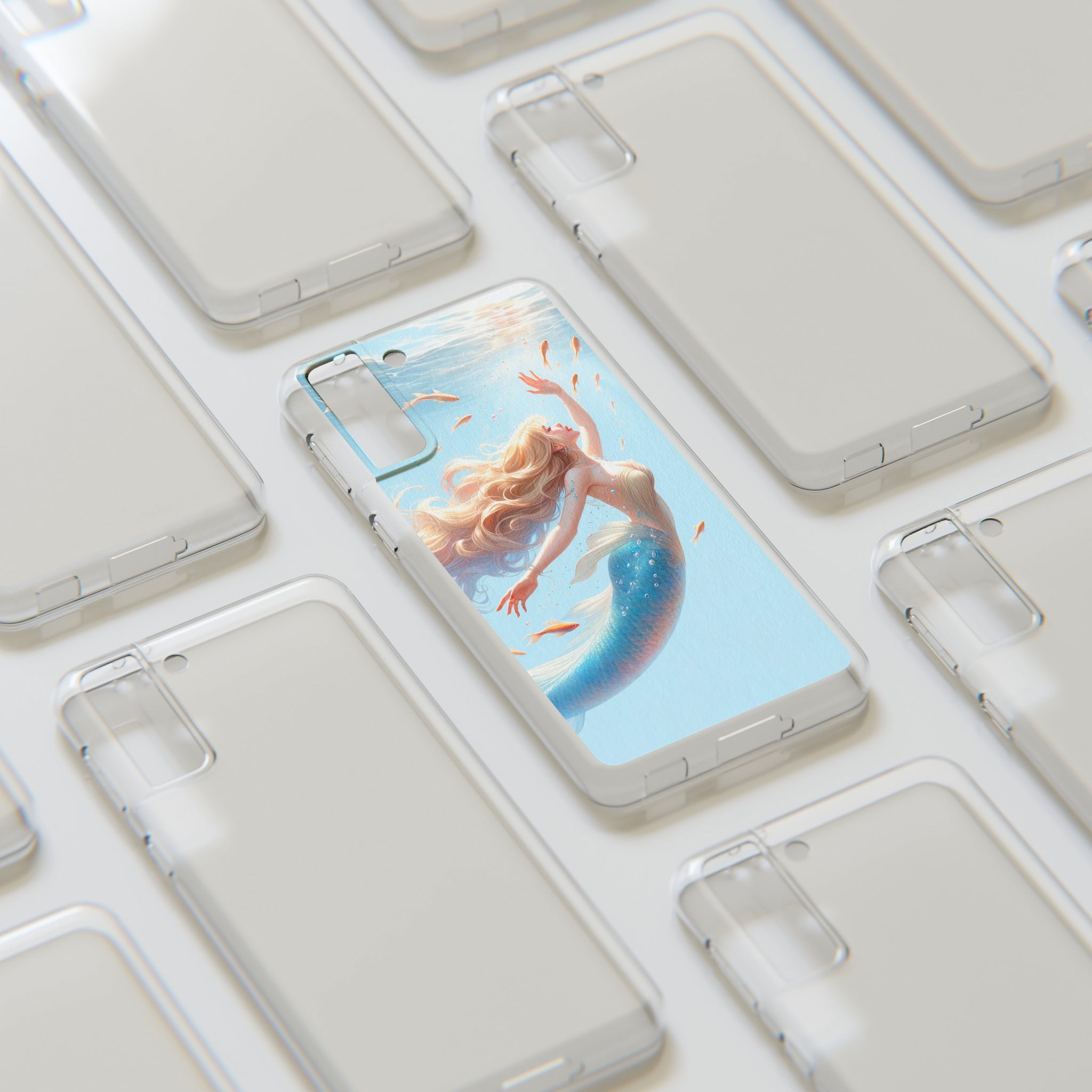 Blond Mermaid - Soft Phone Case