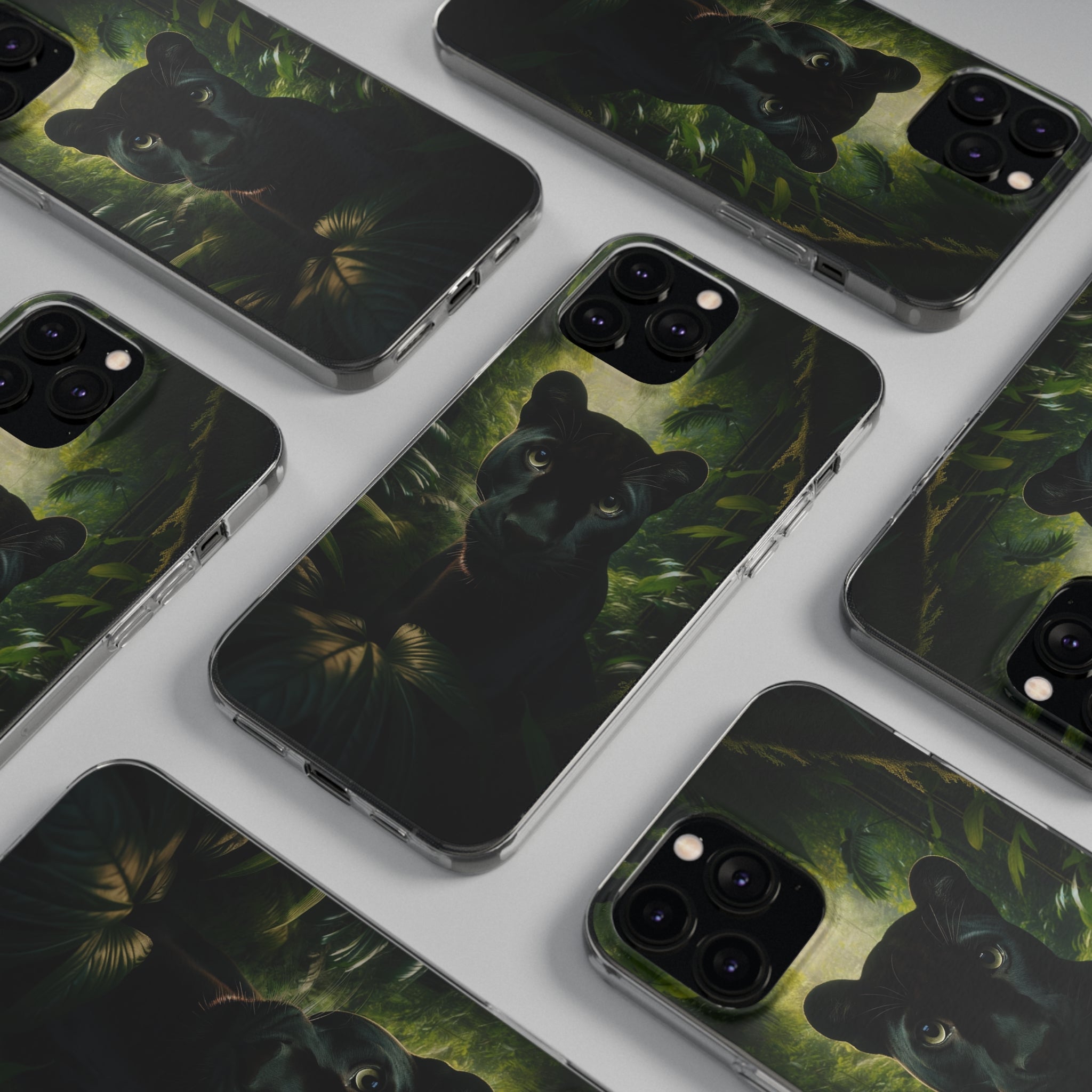 Curious Panther - Soft Phone Case