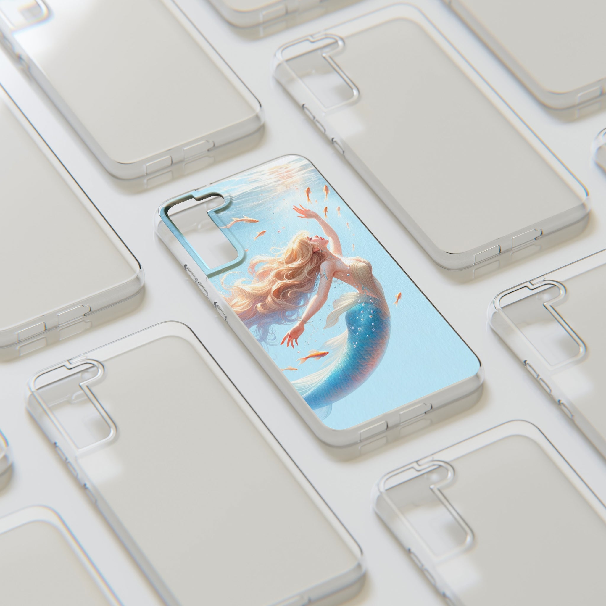 Blond Mermaid - Soft Phone Case