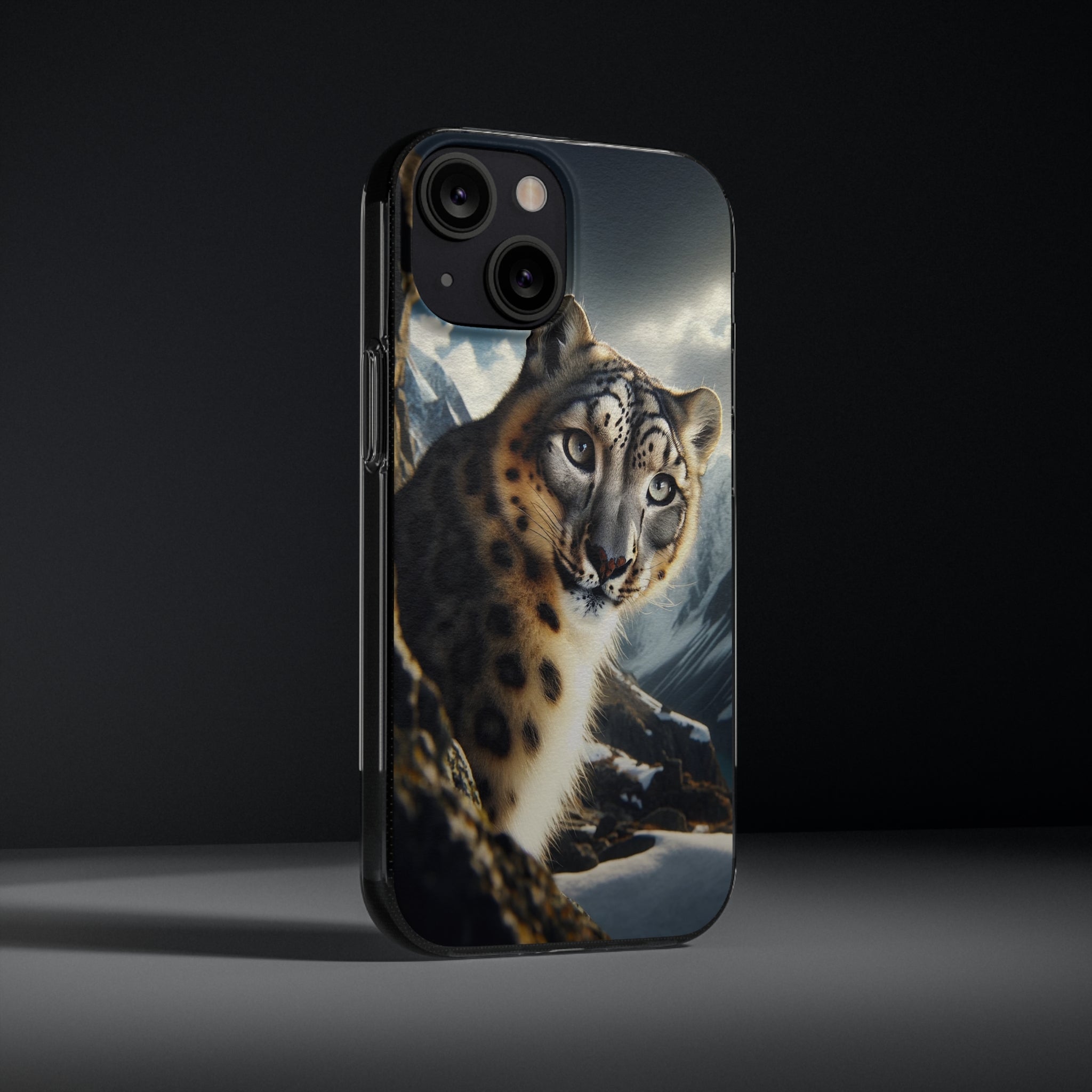 Snow Leopard - Soft Phone Case